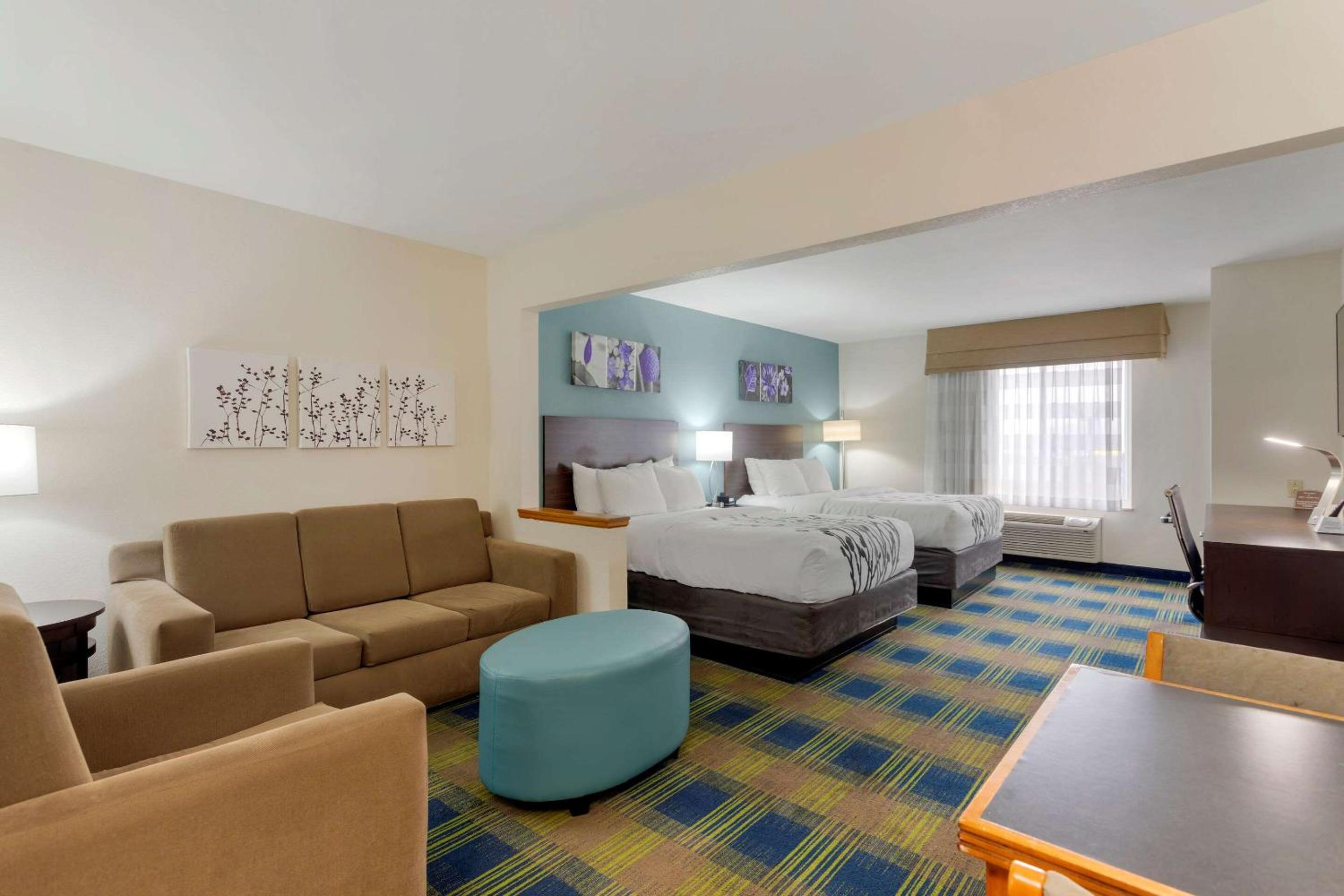 Double Suite with Two Double Beds at Sleep Inn & Suites Smyrna - Nashville Area in Smyrna