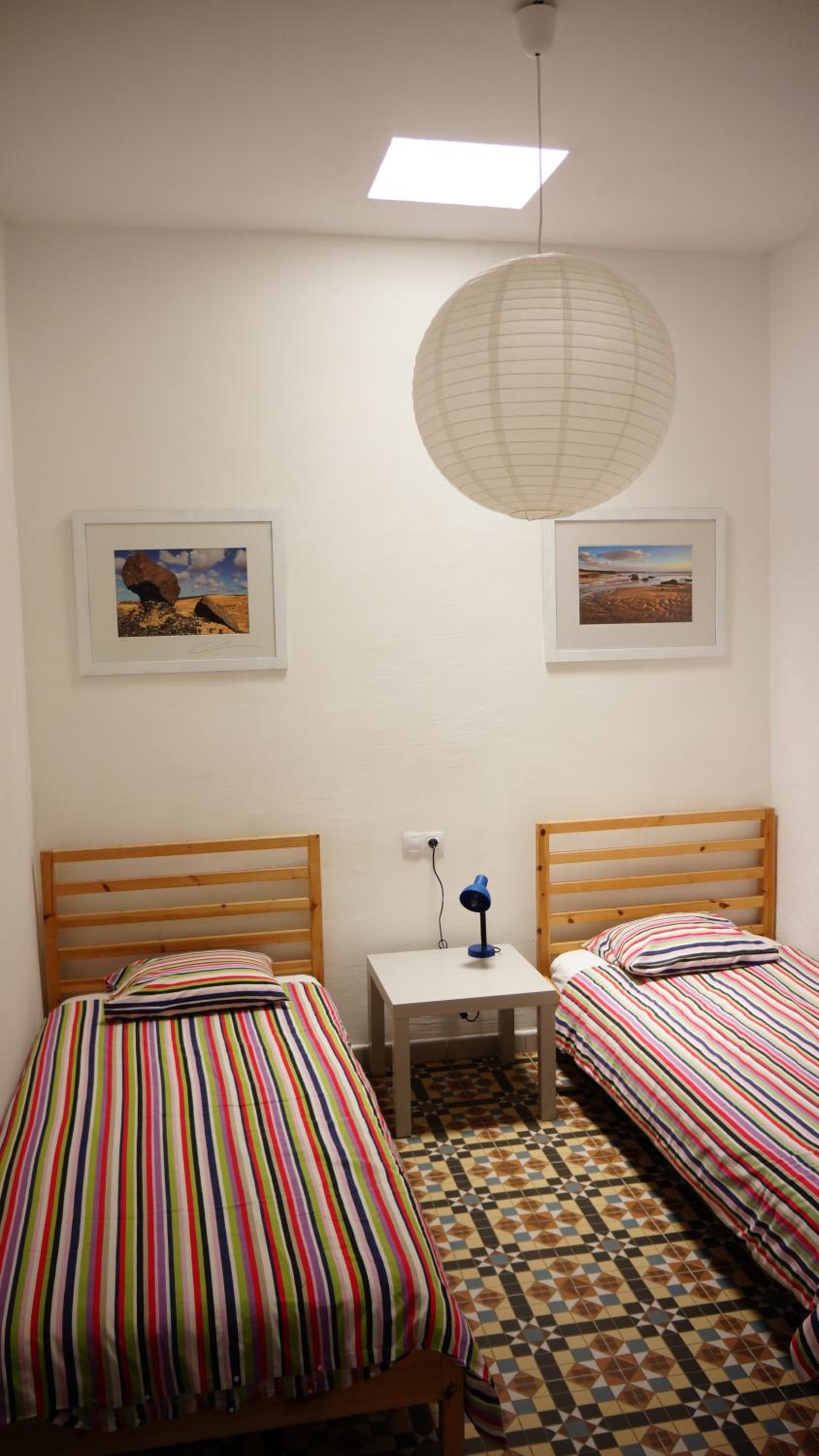 Habitación Estándar con Dos Camas y Baño Compartido