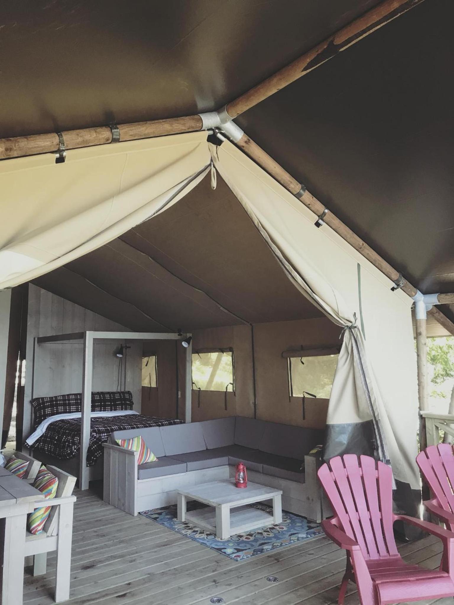 Cliffside Glamping Tent with Bunk beds photo 1