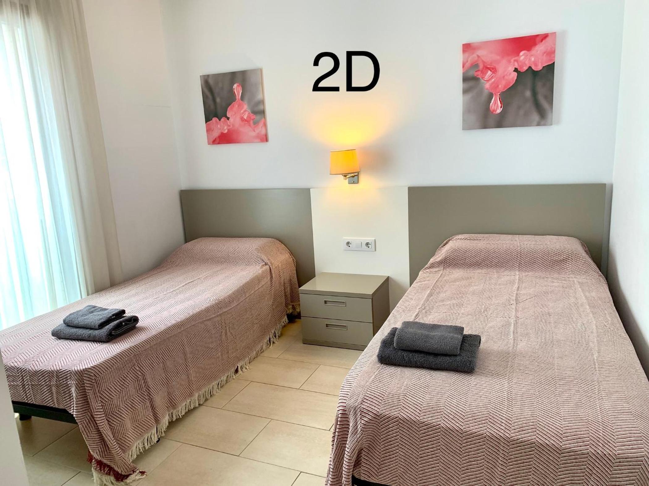 Apartamento de dos habitaciones