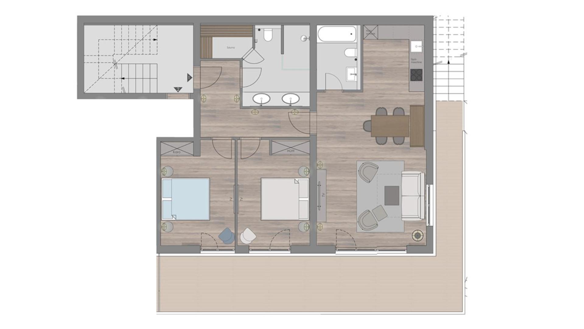 Two-Bedroom Apartment photo 3