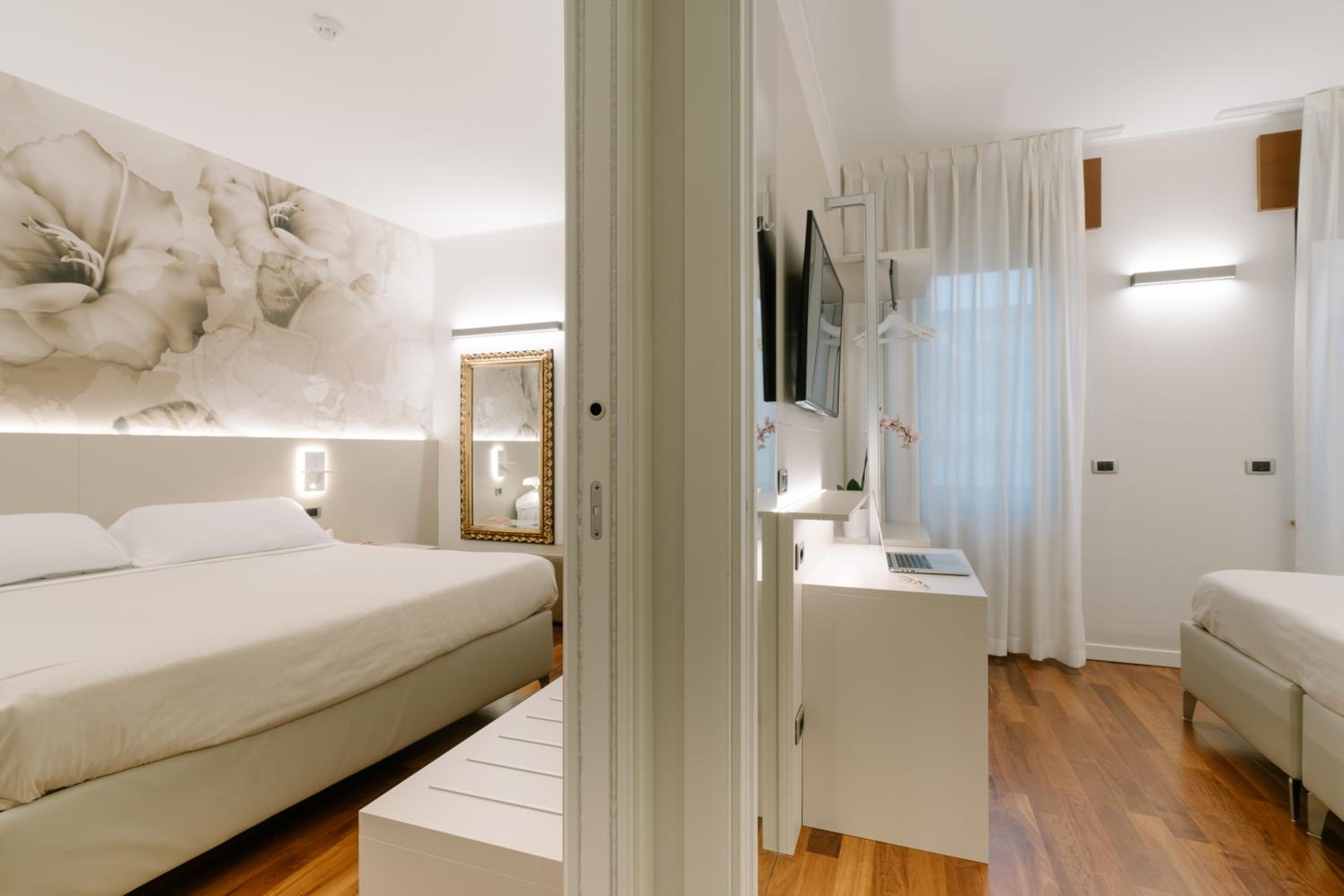 Two Connecting Double Rooms