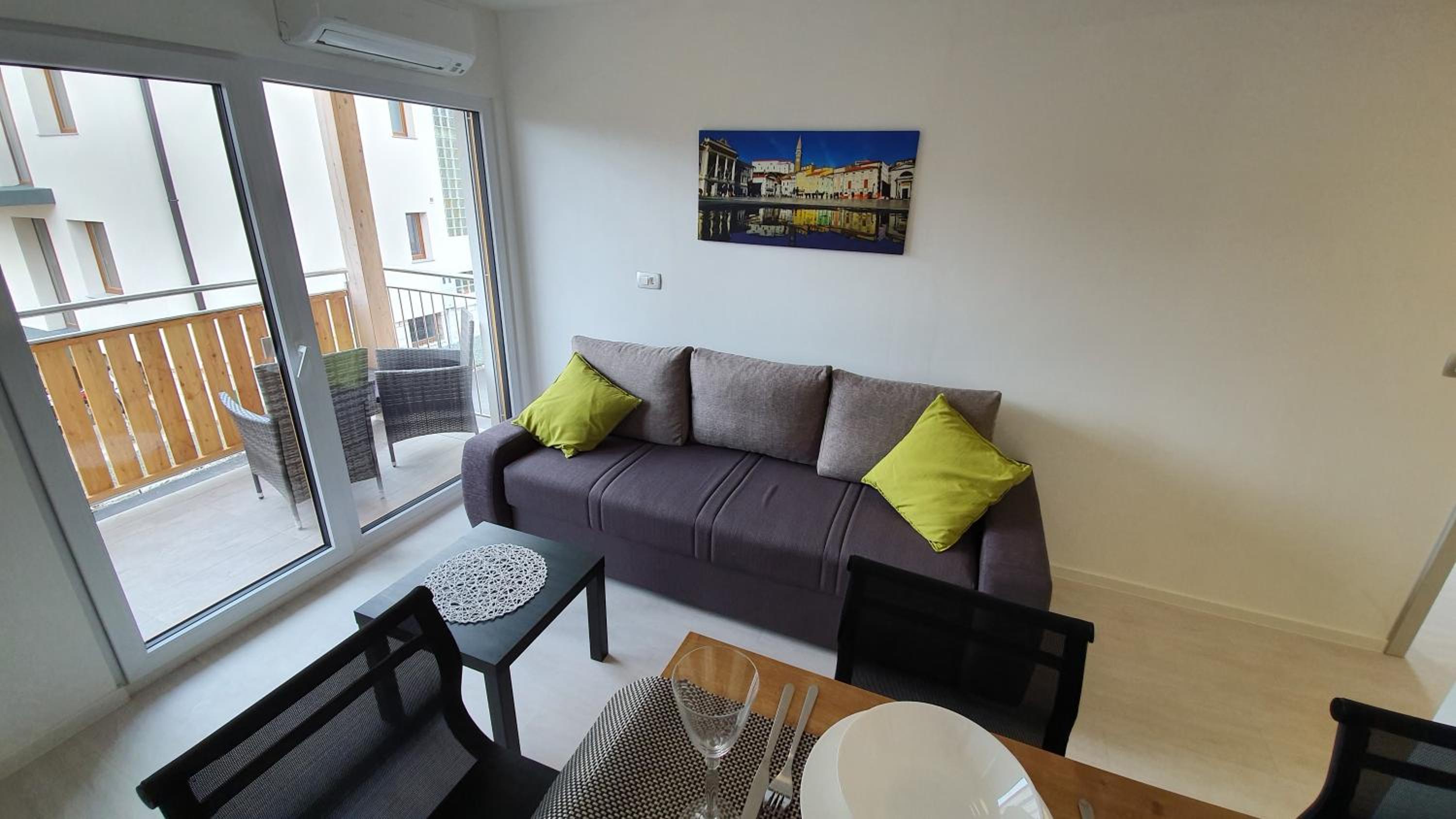 Two-Bedroom Apartment with Balcony