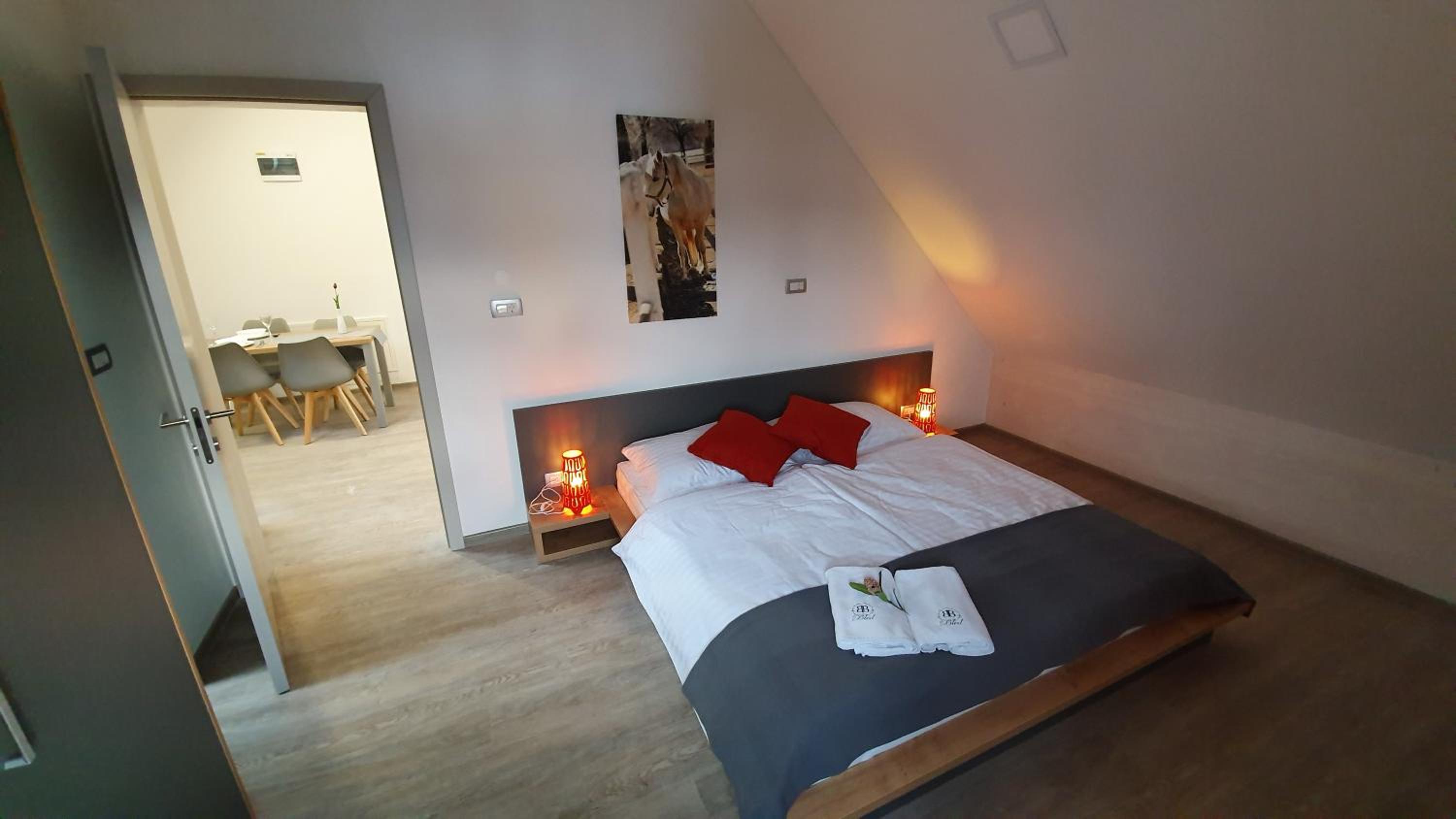 One-Bedroom Apartment with Balcony - Loft photo 3