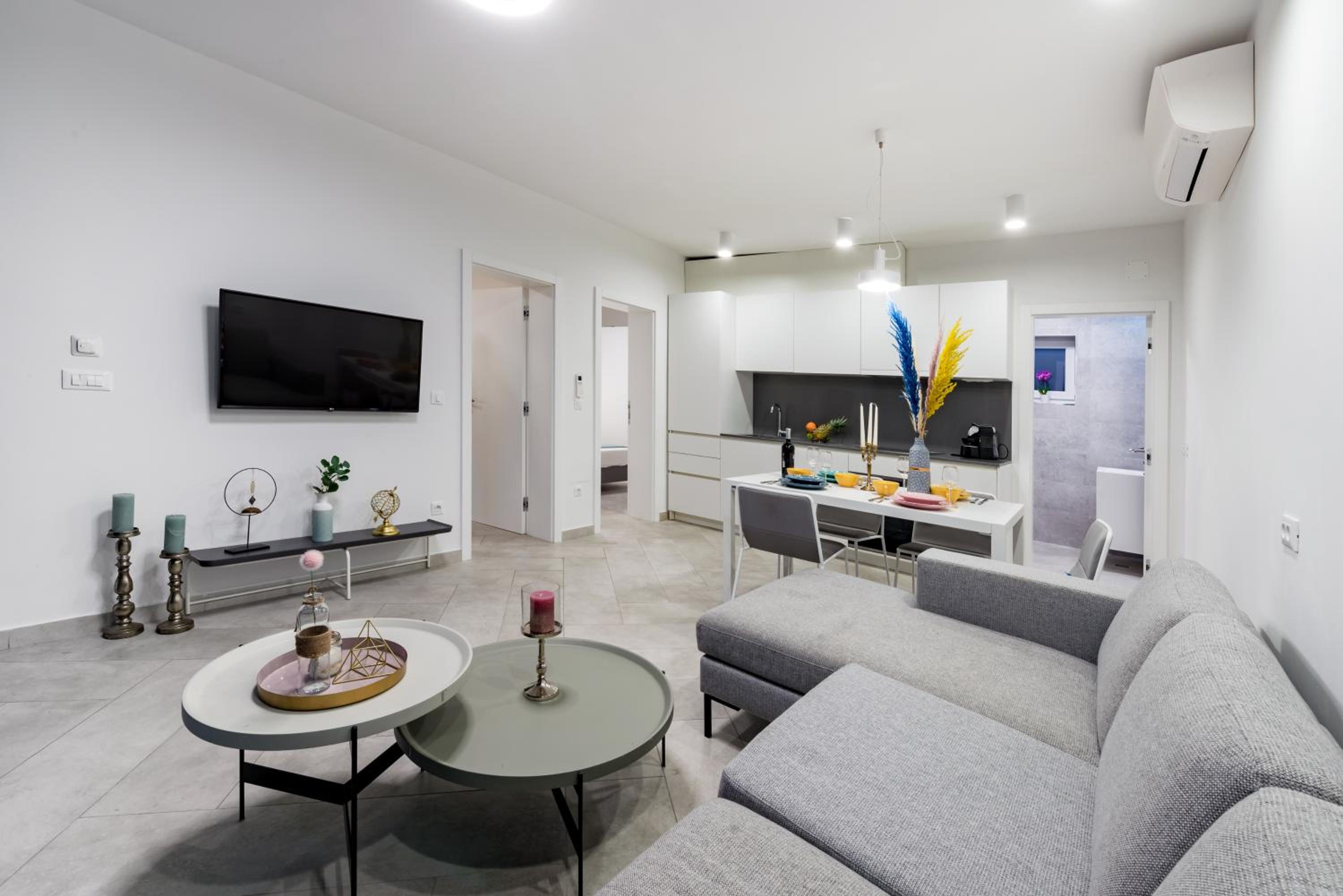 Superior Two-Bedroom Apartment with Partial Sea View