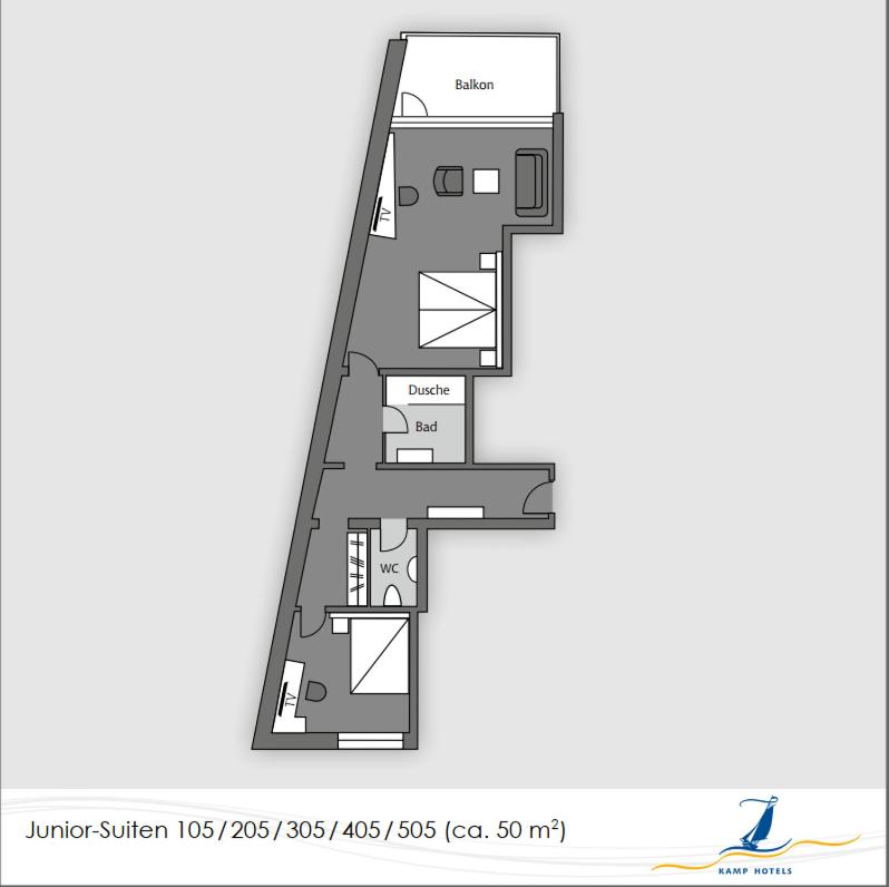 Junior Suite with Balcony and Sea View photo 3