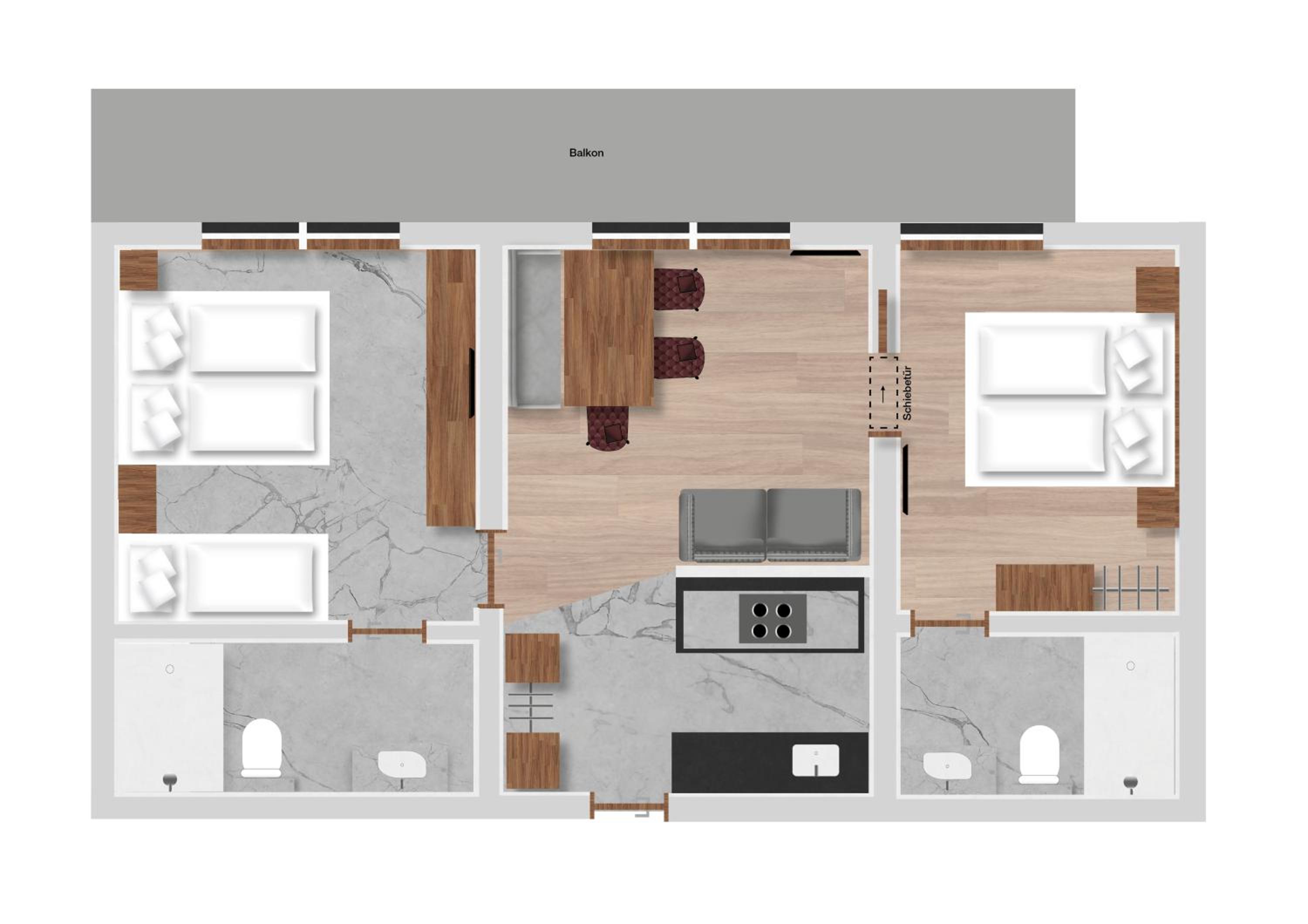 Two-Bedroom Apartment