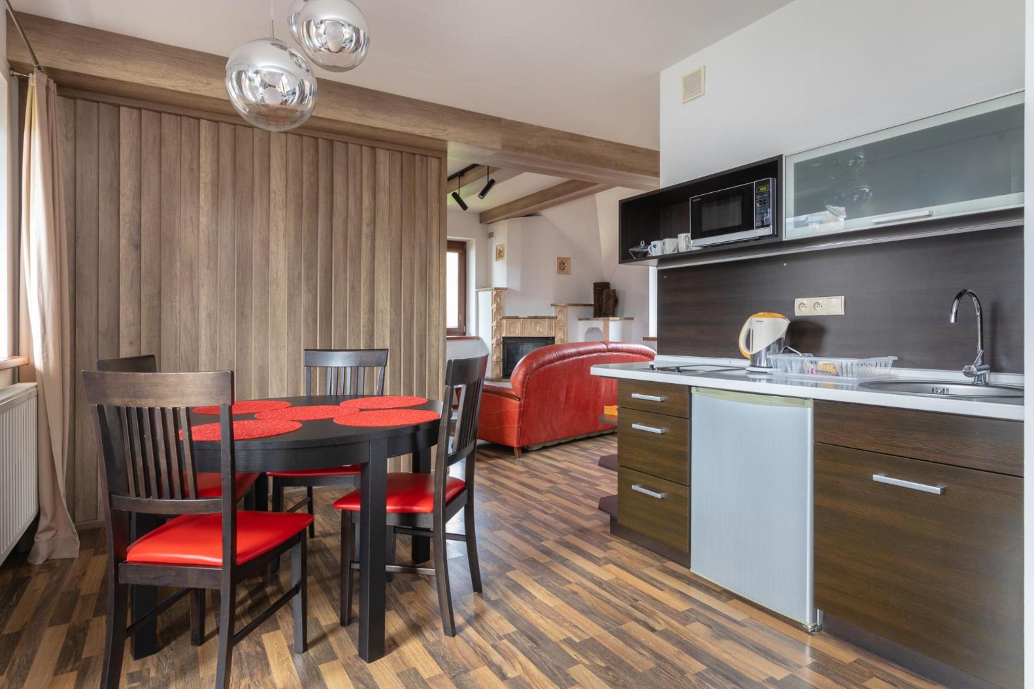 Apartment with Fireplace