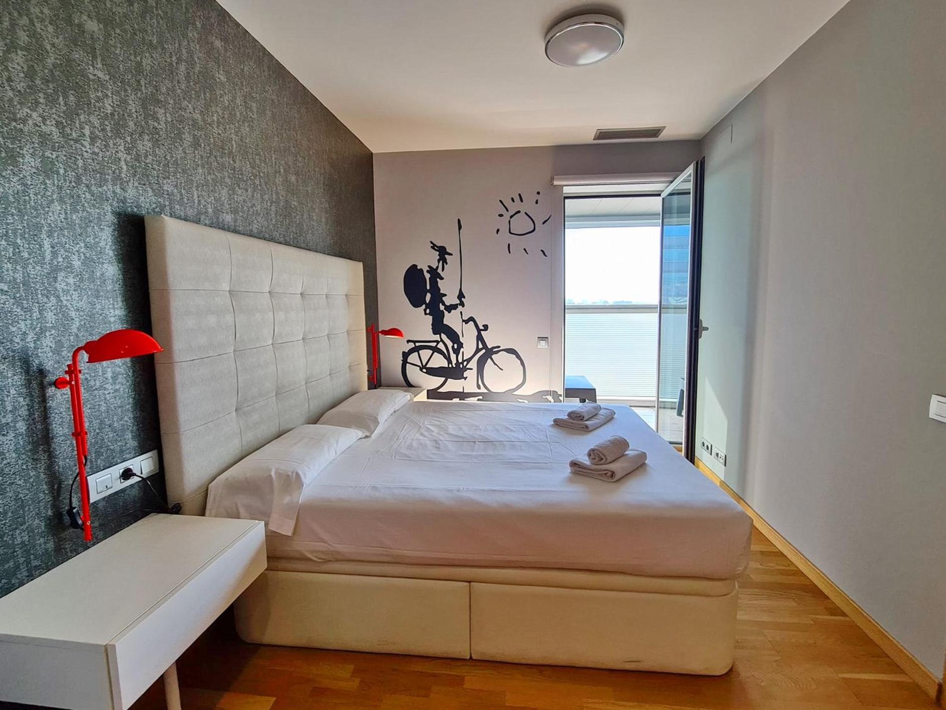Apartamento de una habitación con terraza