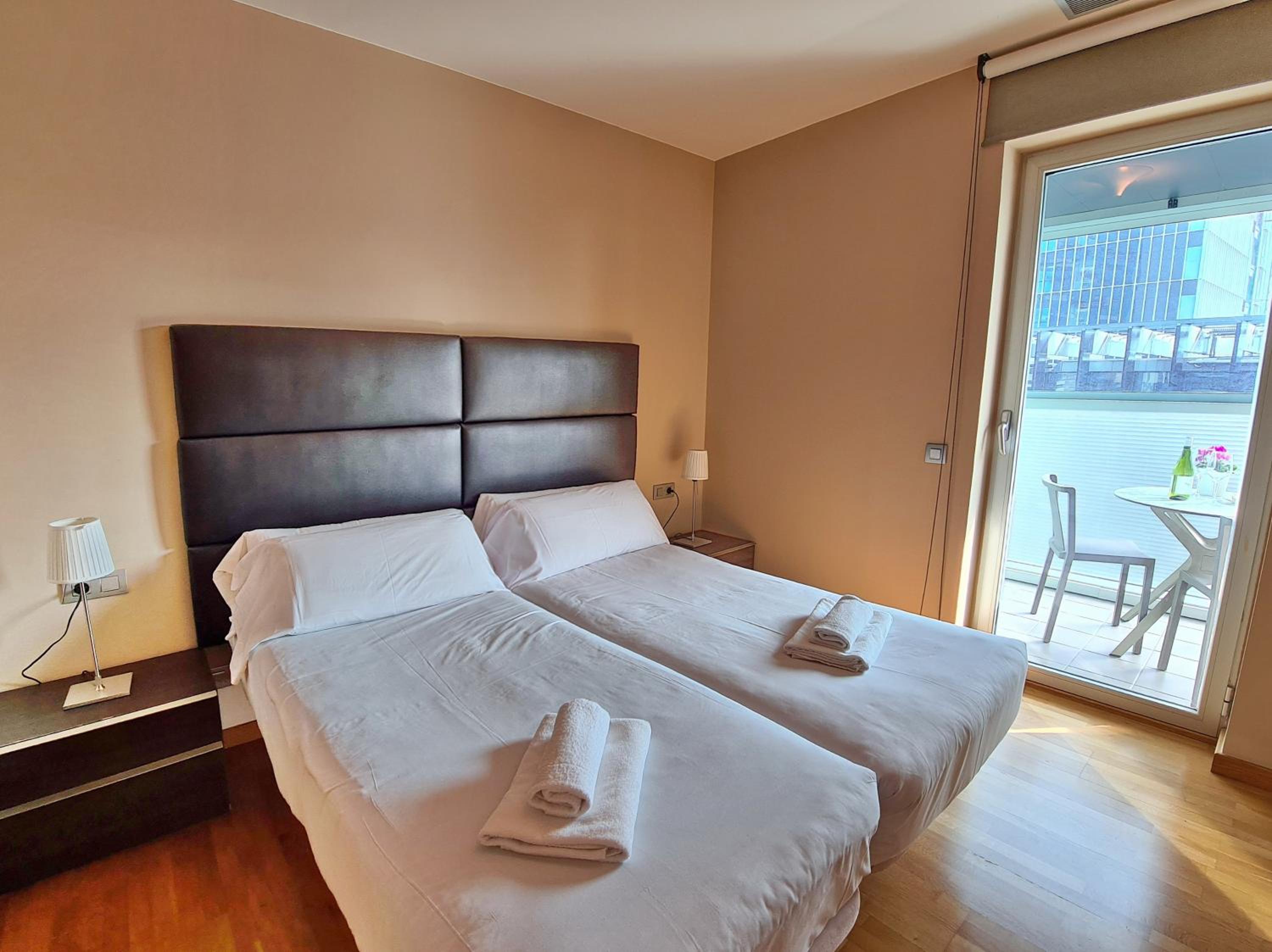 Apartamento de una habitación con terraza