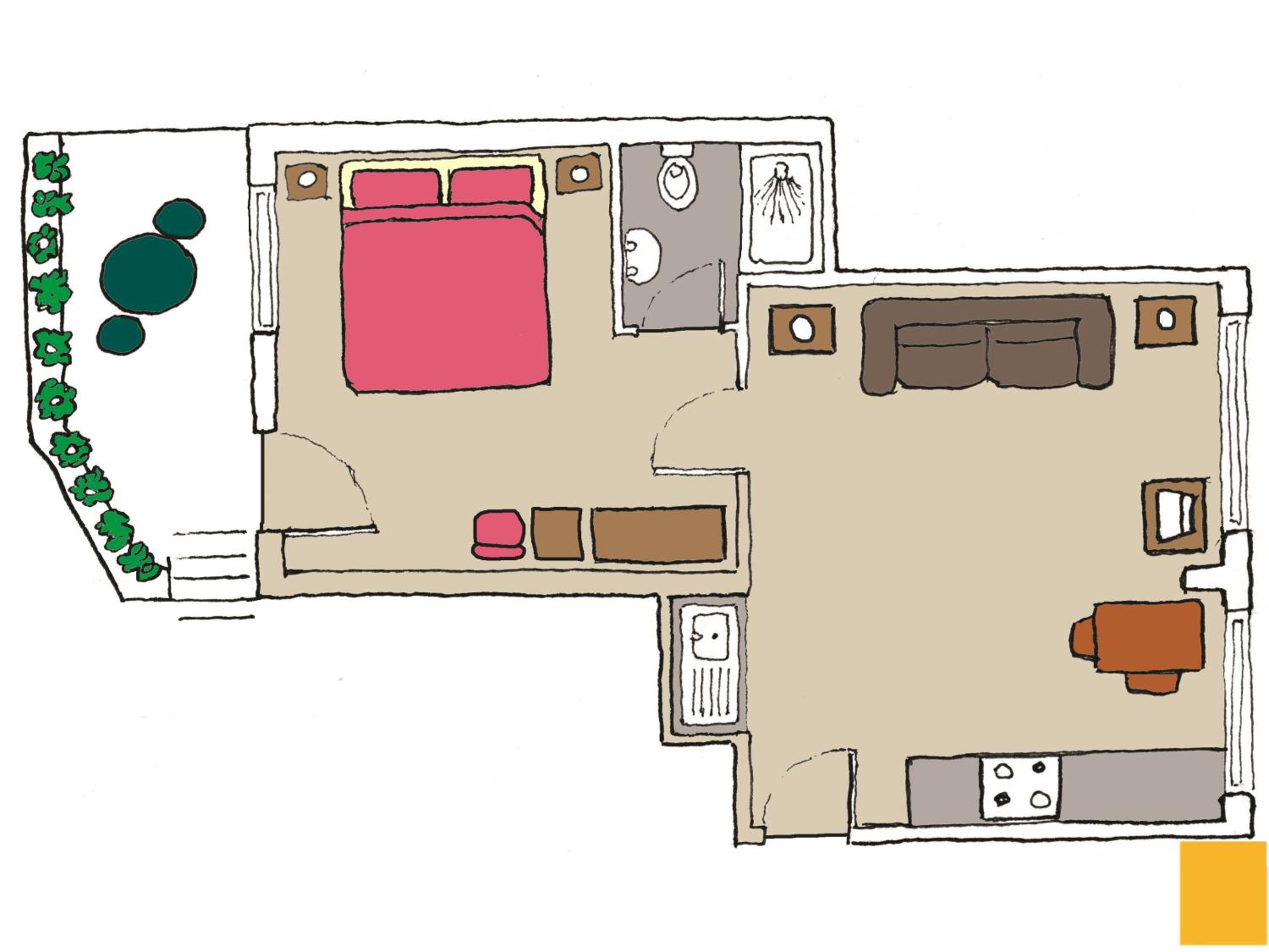 Apartment with Shower photo 1