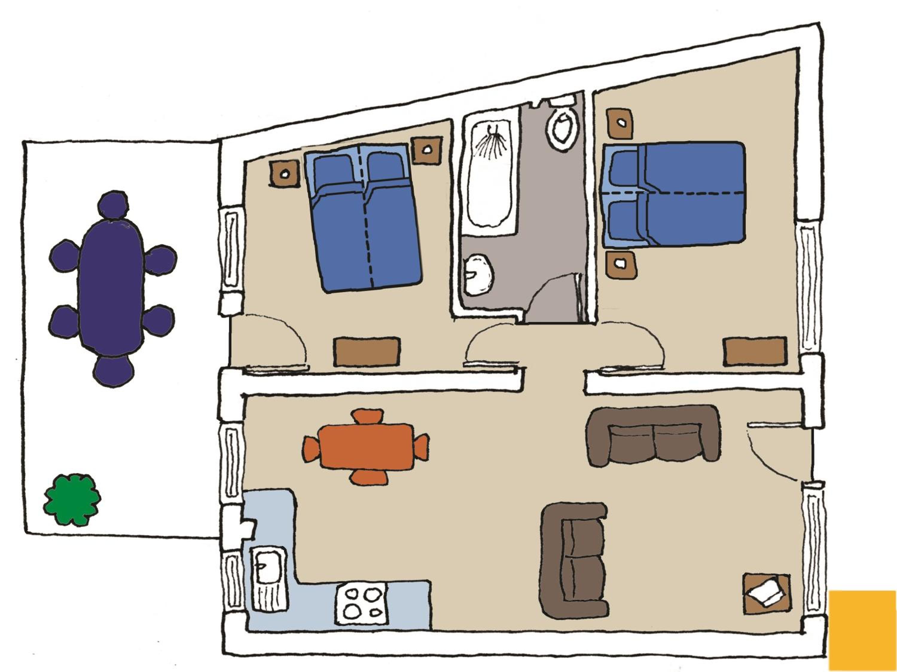 Two-Bedroom Apartment photo 1