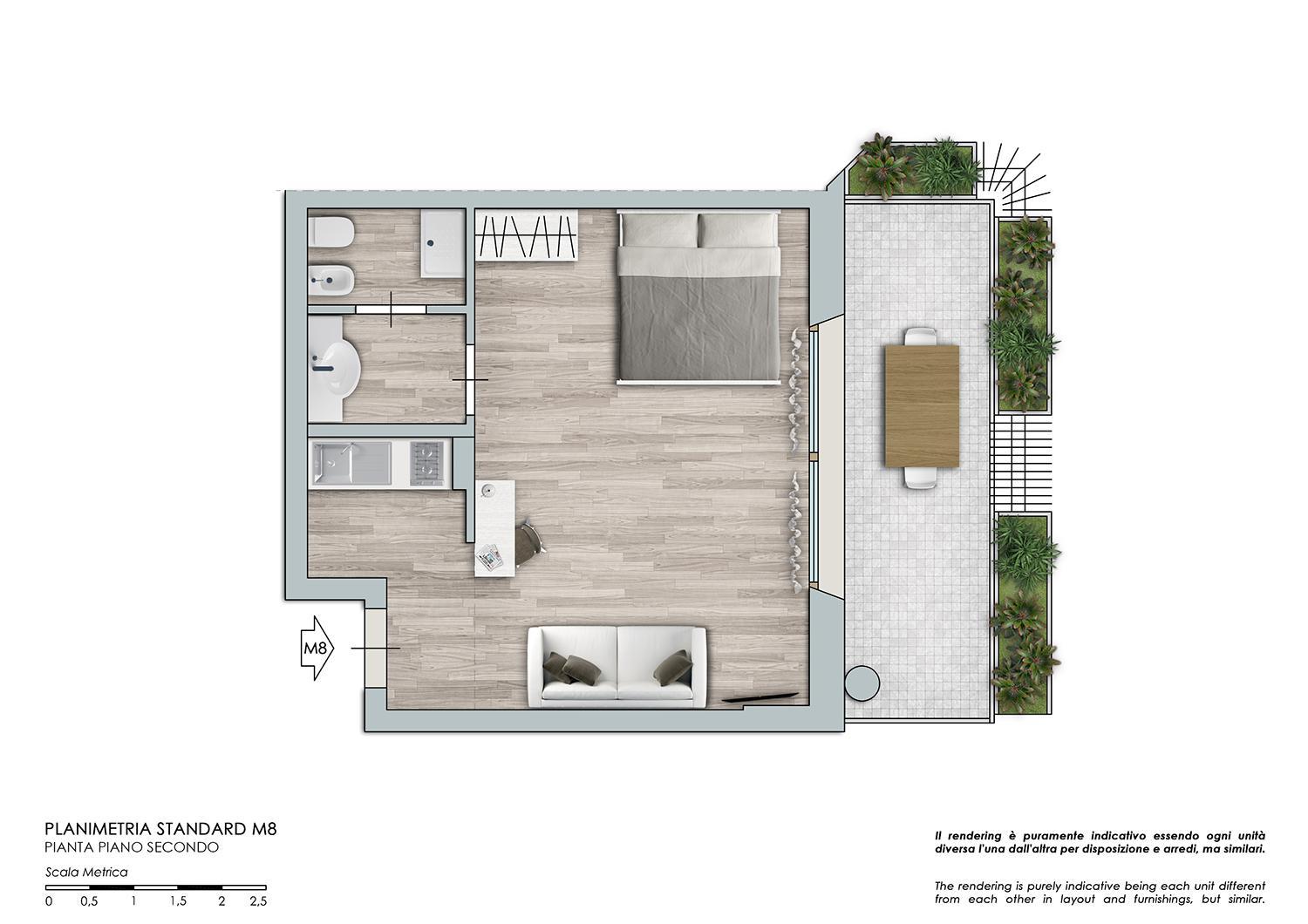 One-Bedroom Apartment - A detached building located 164 feet away - Photo 5