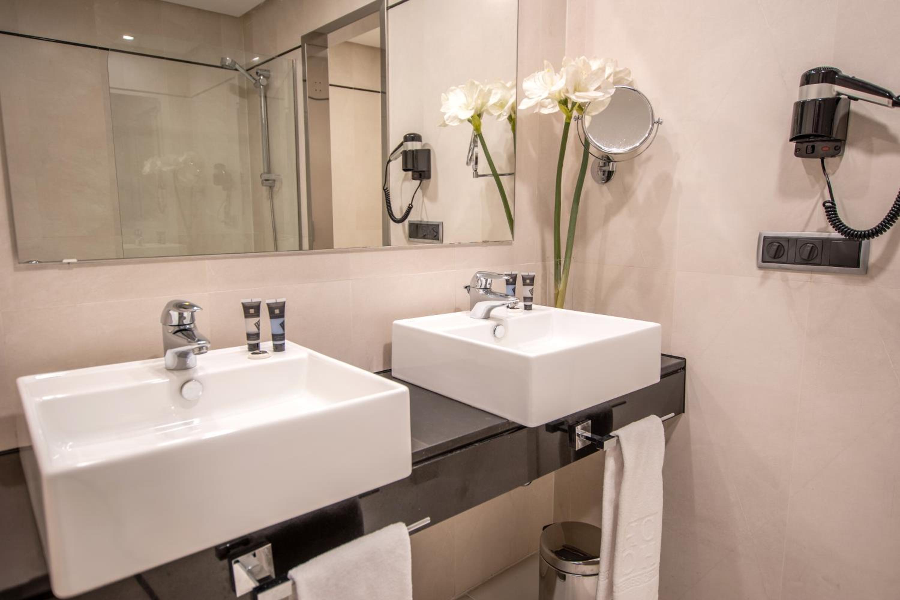 Experience luxury in our modern, spacious bathrooms!