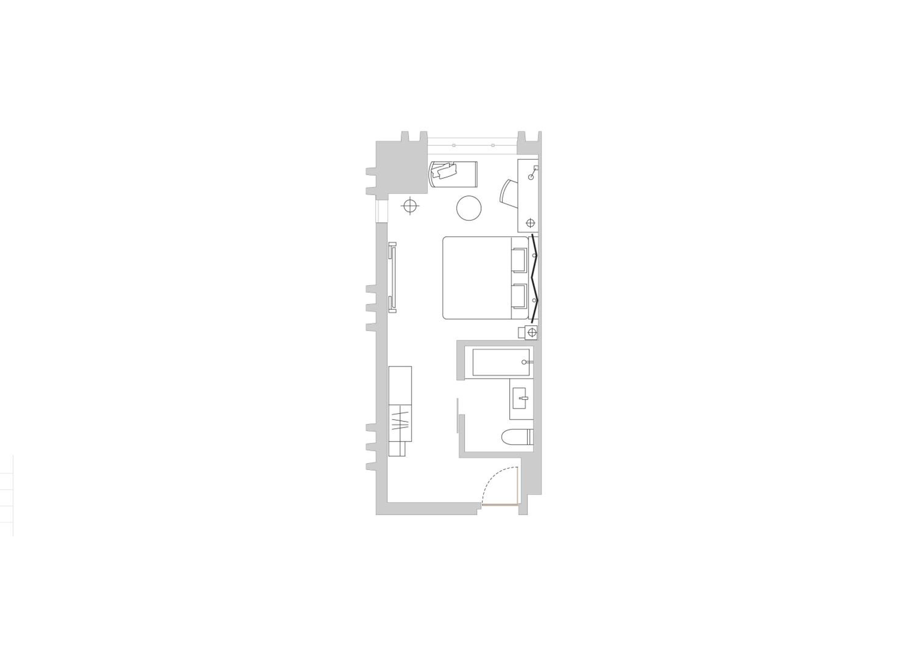 Corner King Room with City View - Photo 2