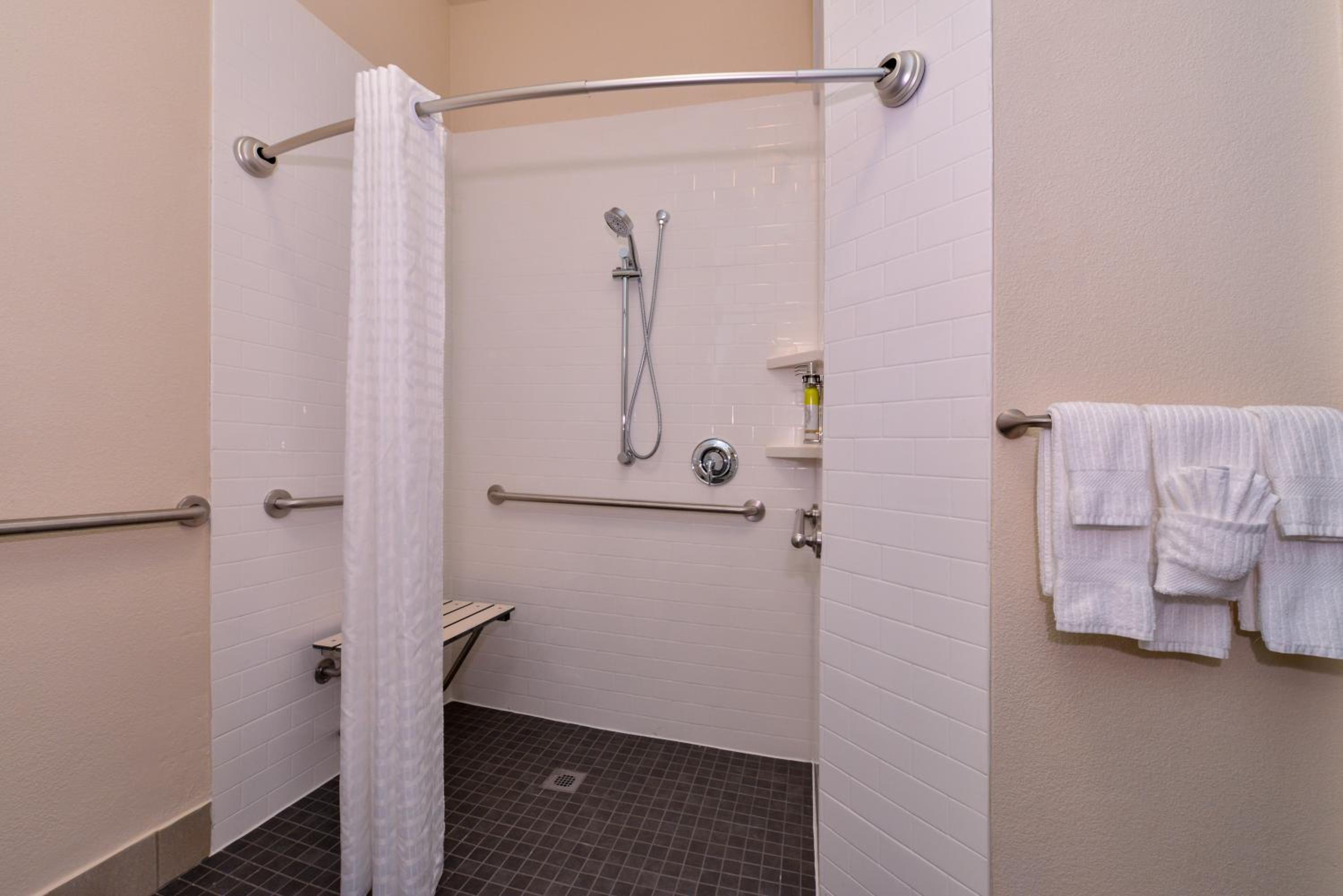 King Studio Suite with Mobility Accessible Roll In Shower - Non-Smoking - Photo 11