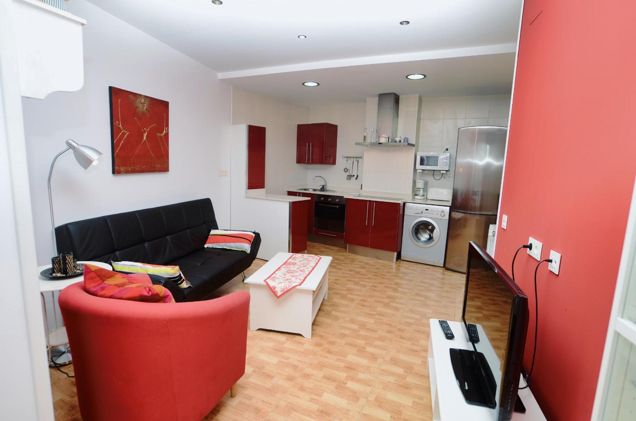 Apartamento de dos habitaciones con vista al mar