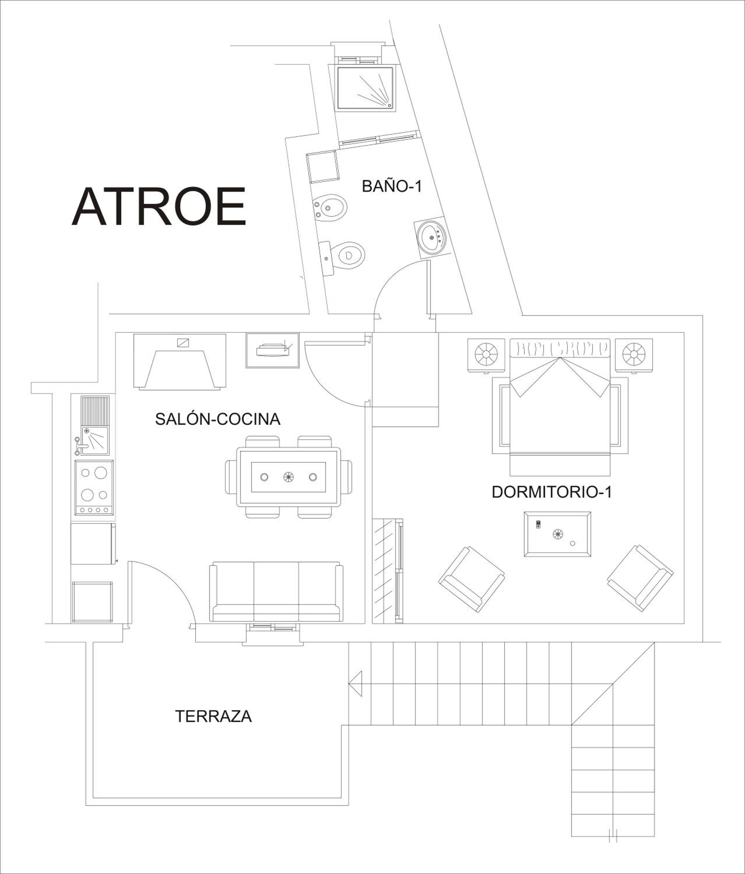 One-Bedroom Apartment with Terrace photo 2