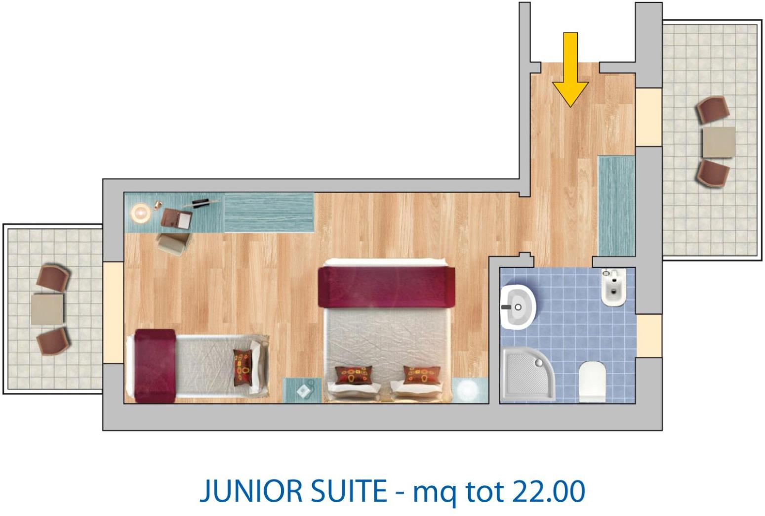 Triple Room with Two Terraces photo 2