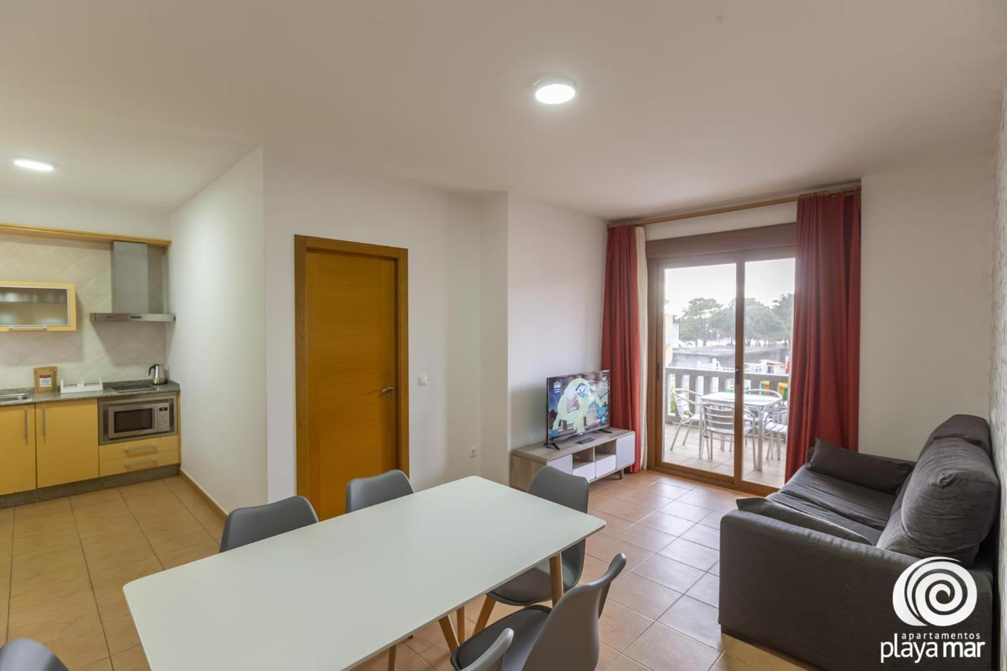 Apartamento de dos habitaciones