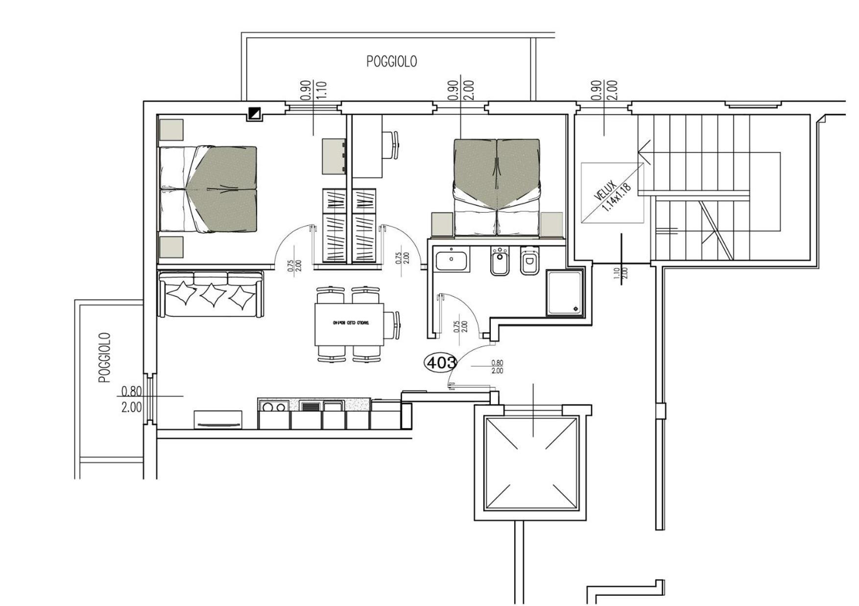 Two-Bedroom Deluxe Apartment