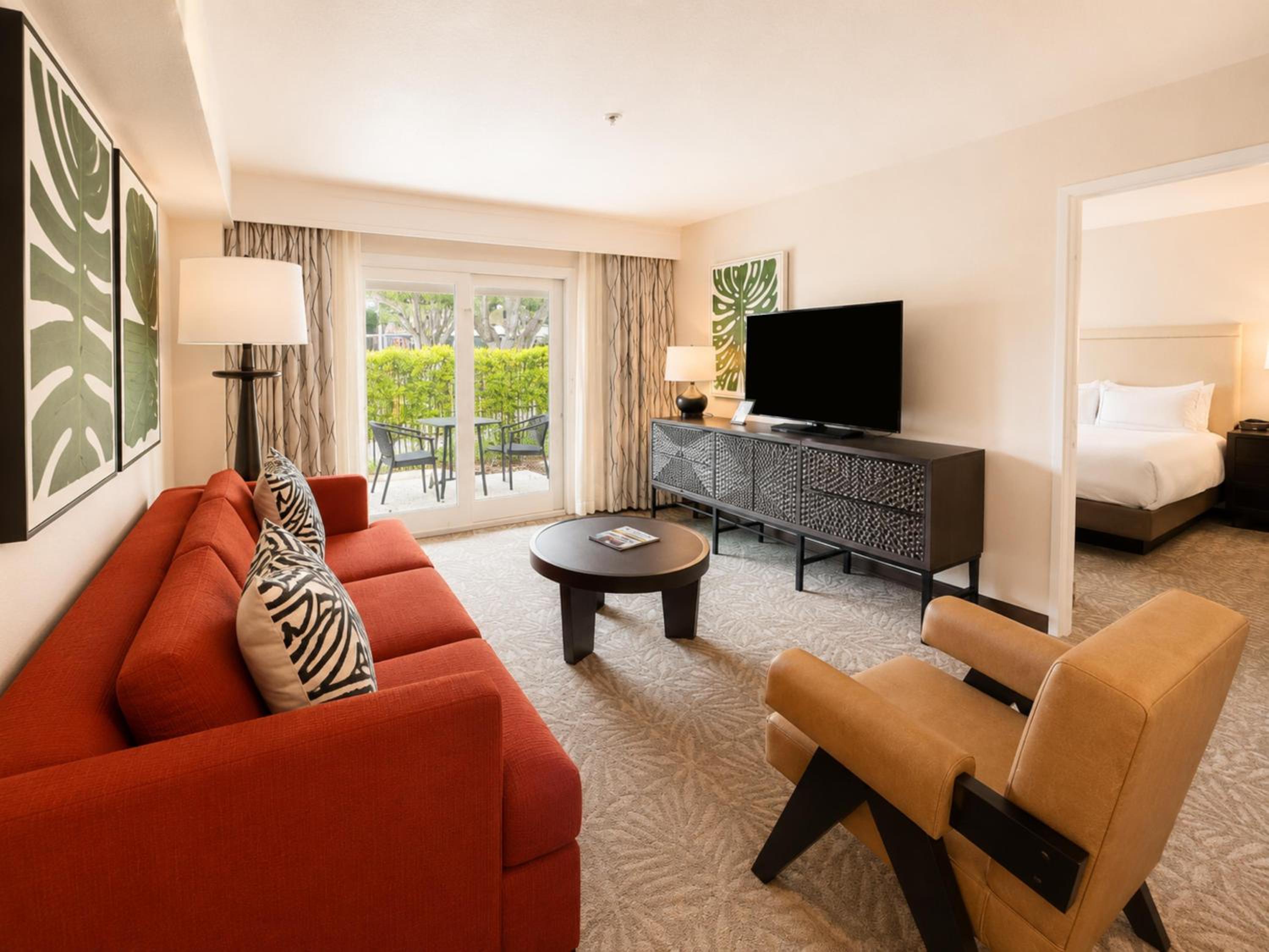 King Room with Pool View and Patio