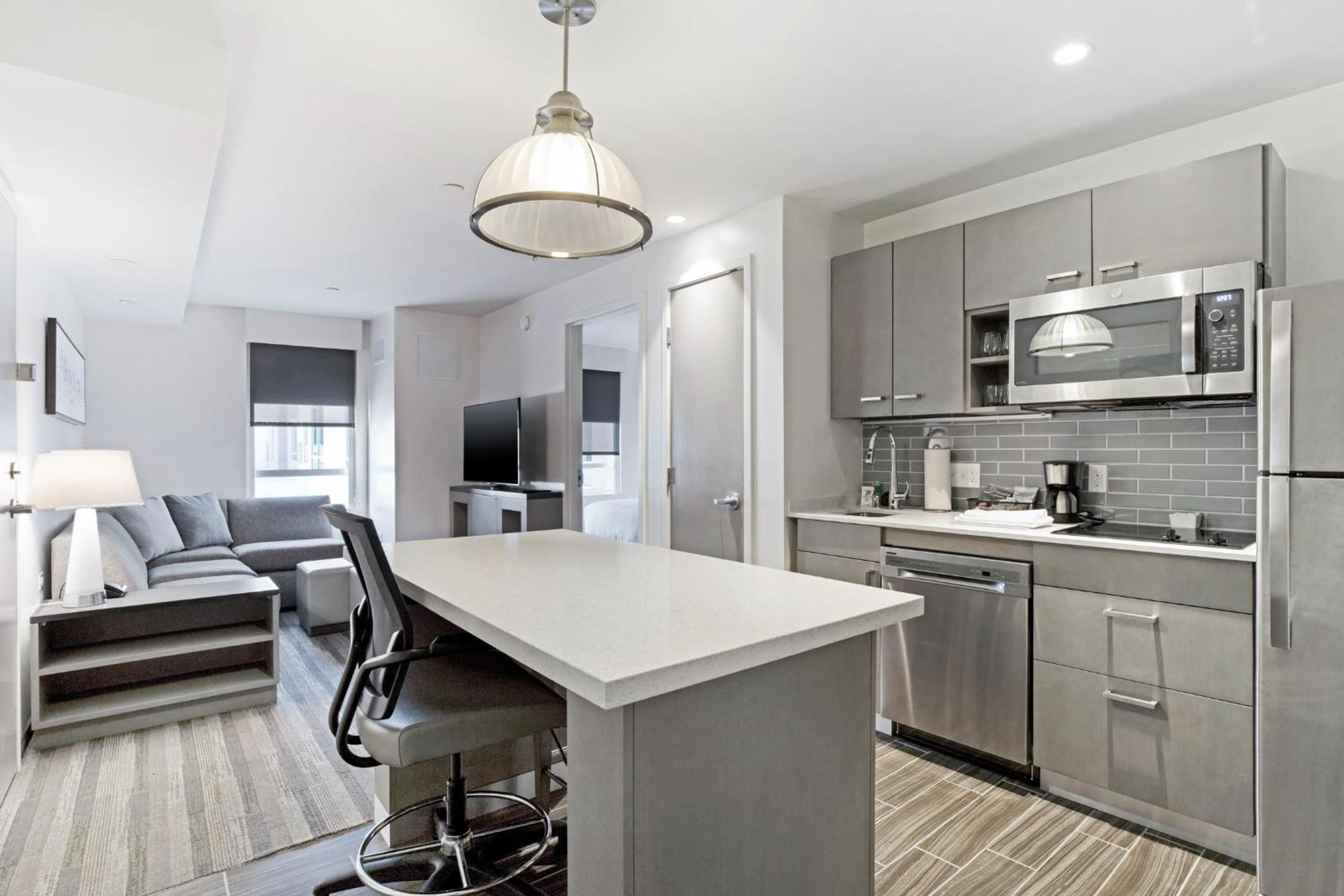 One-Bedroom King Suite with Sofa Bed and Kitchen