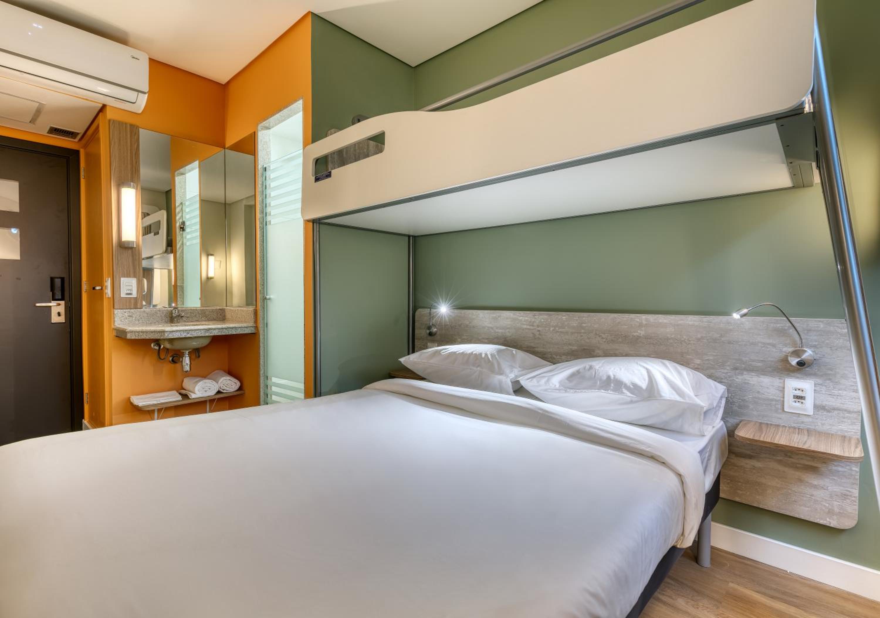 Standard Triple Room with One Double Bed and One Bunk Bed