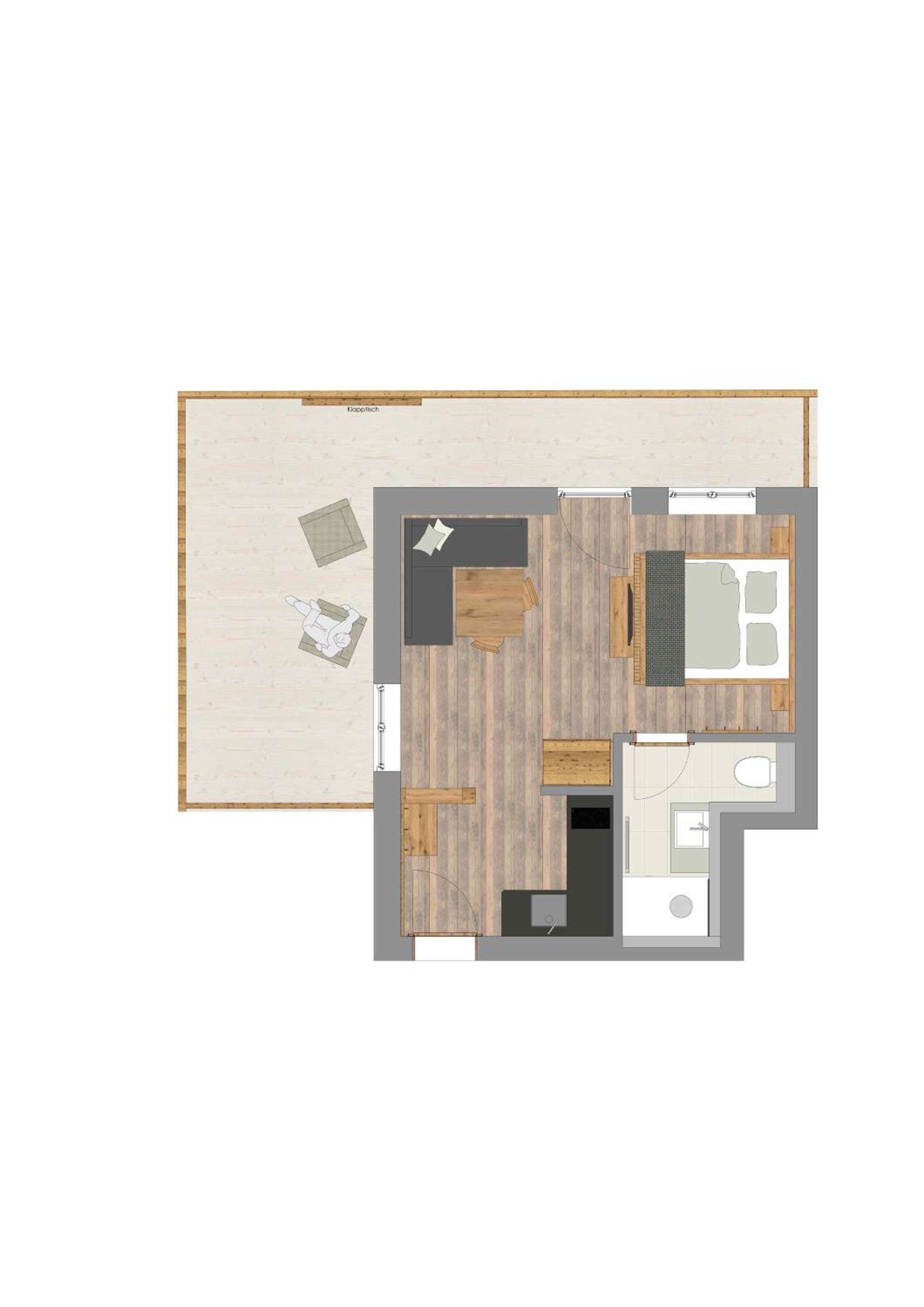 Apartment with Balcony photo 3
