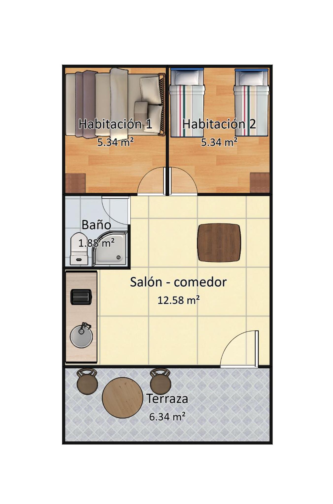 Two-Bedroom Bungalow (4 Adults) photo 3