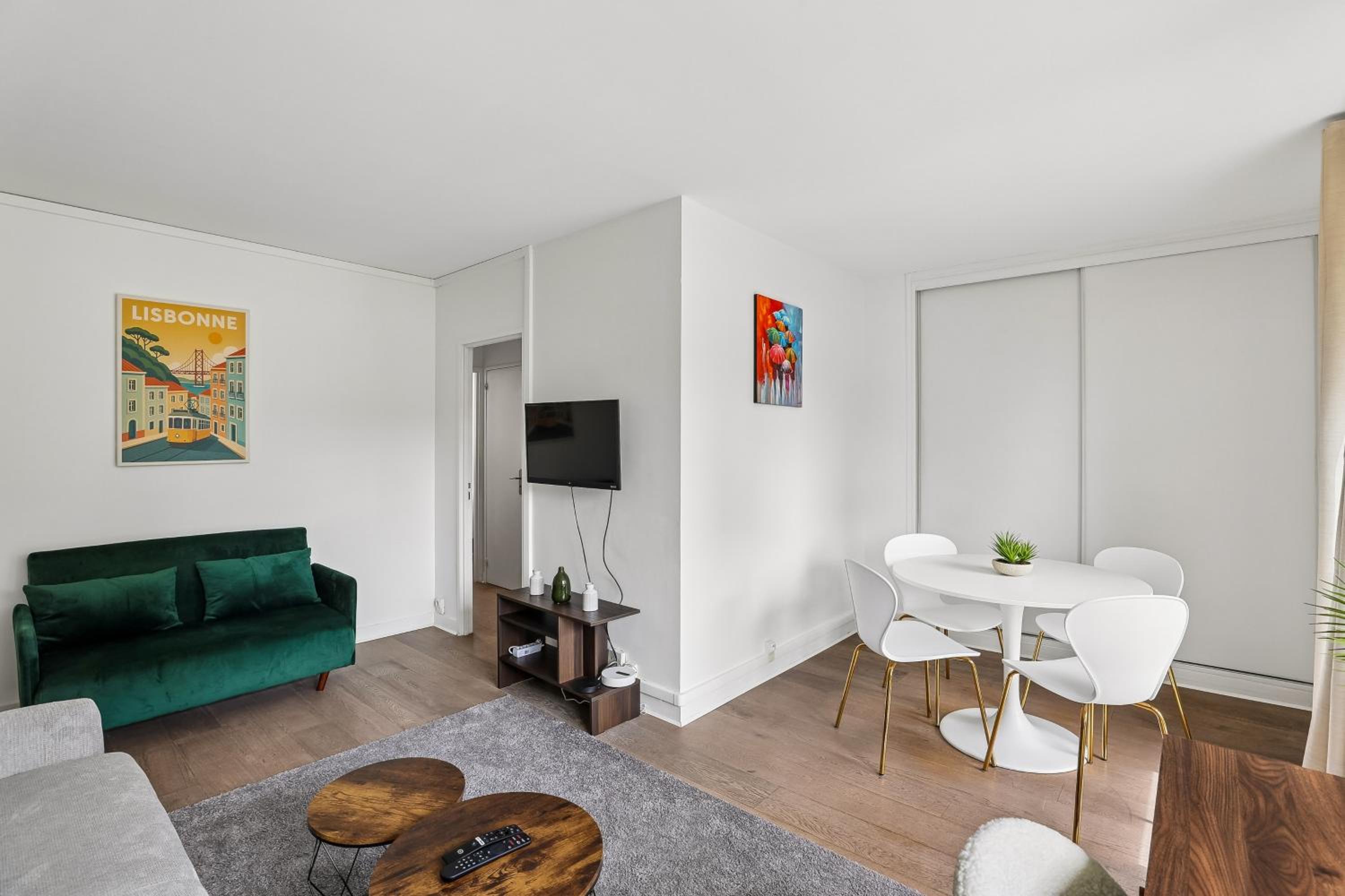 One-Bedroom Apartment with Balcony and City View
