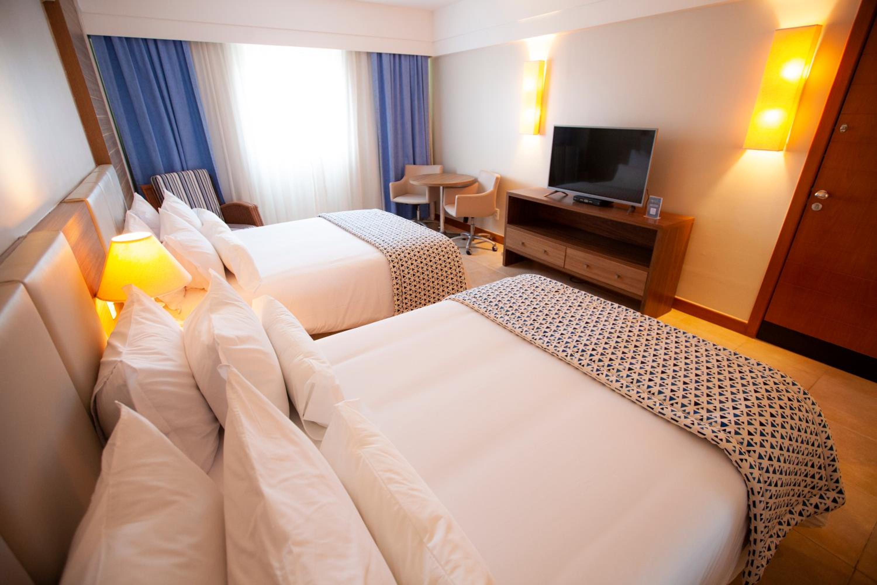 Superior Room with Two Double Beds and City View