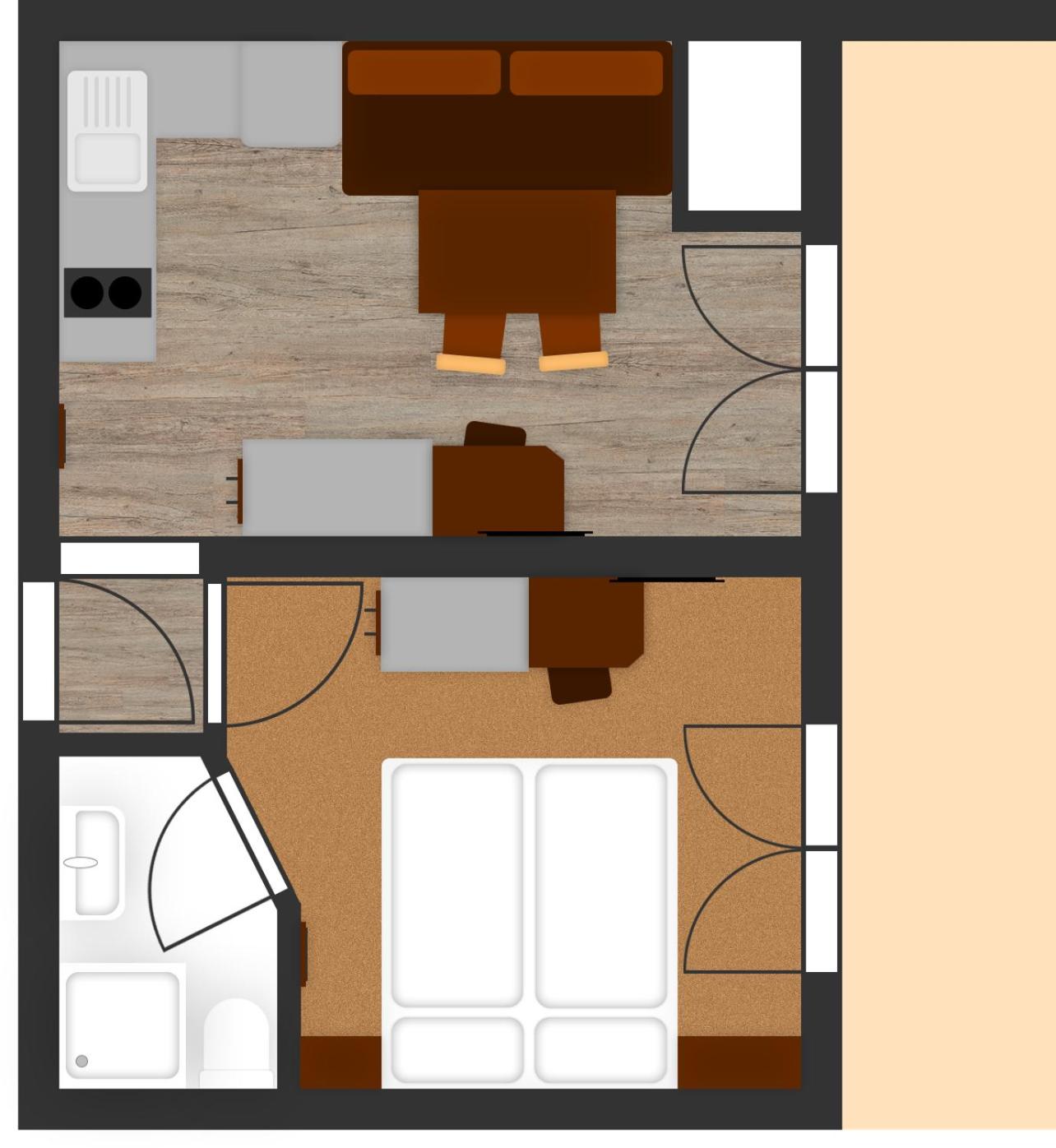 Apartment with Balcony photo 3