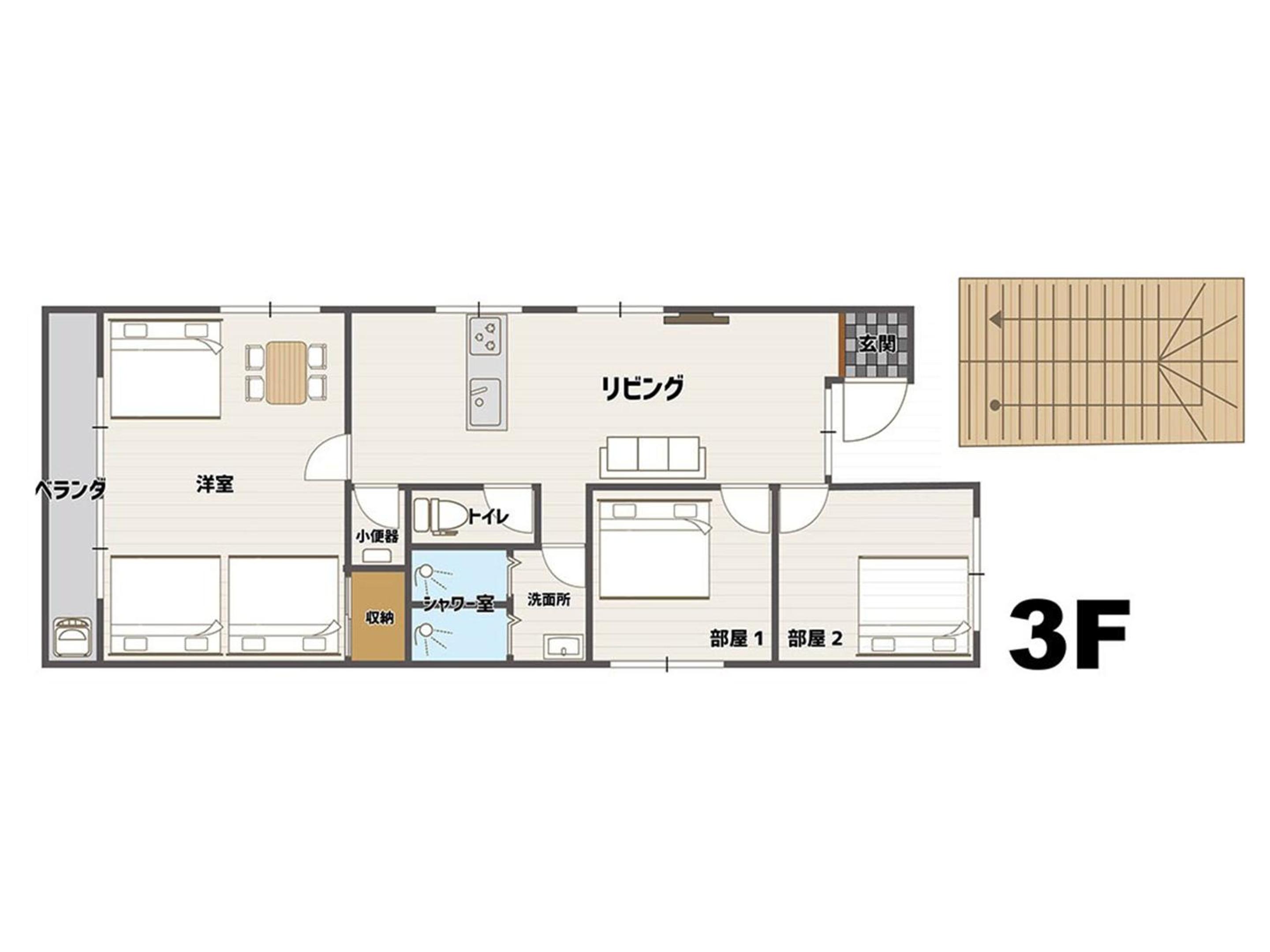 Three-Bedroom Apartment - Photo 3