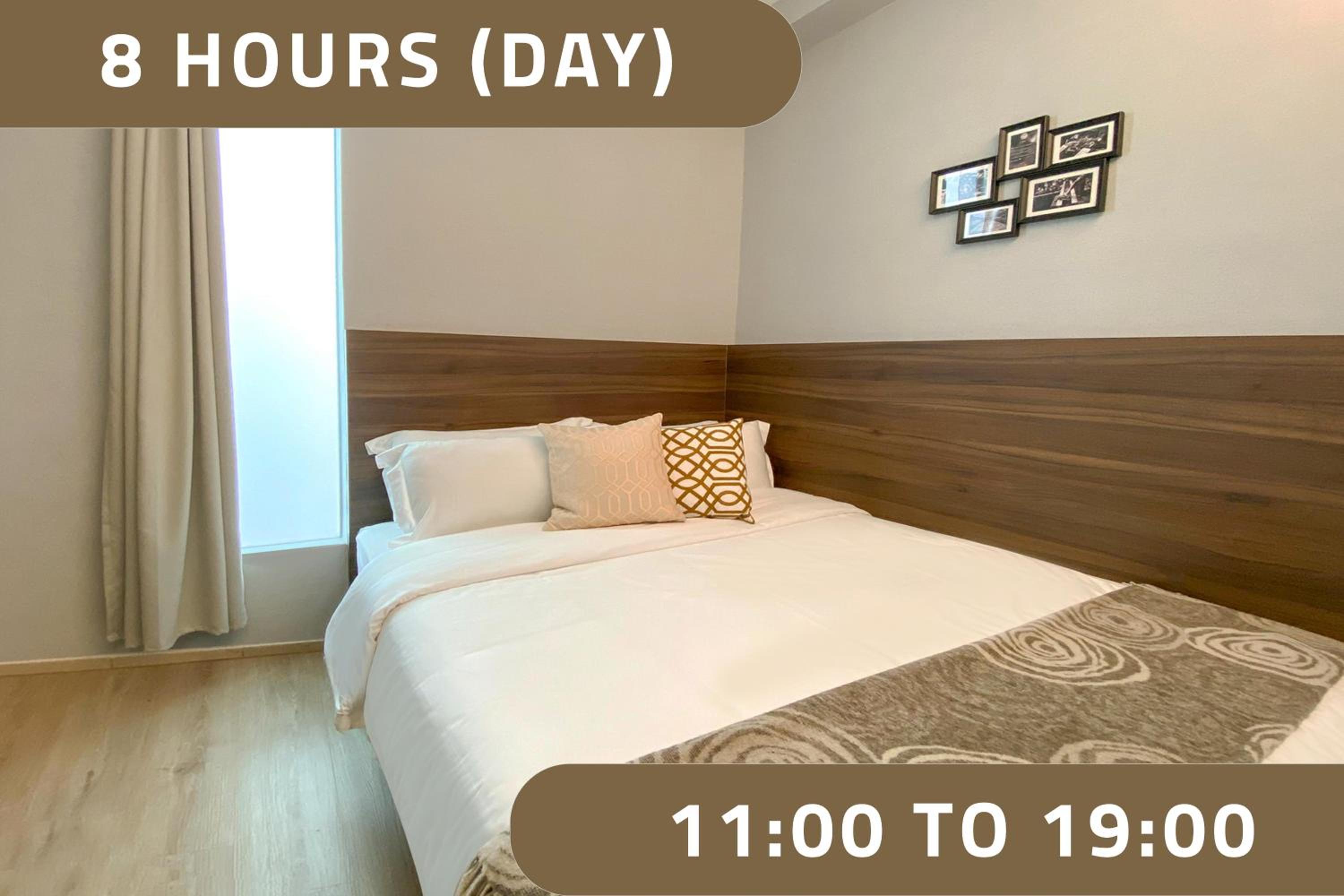 Double Room, DAYUSE, 8 Hours: 11AM-7PM