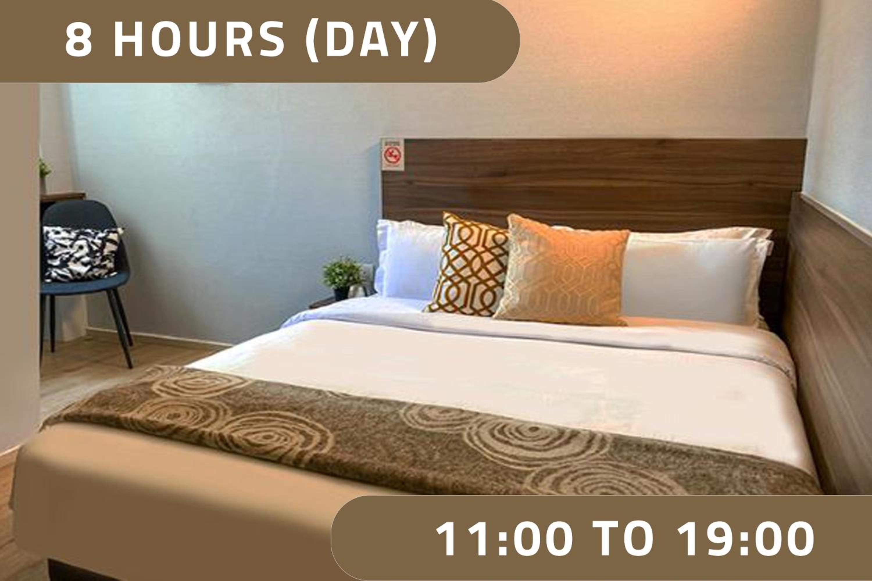 Double, Window, DAYUSE, 8 Hours: 11AM-7PM