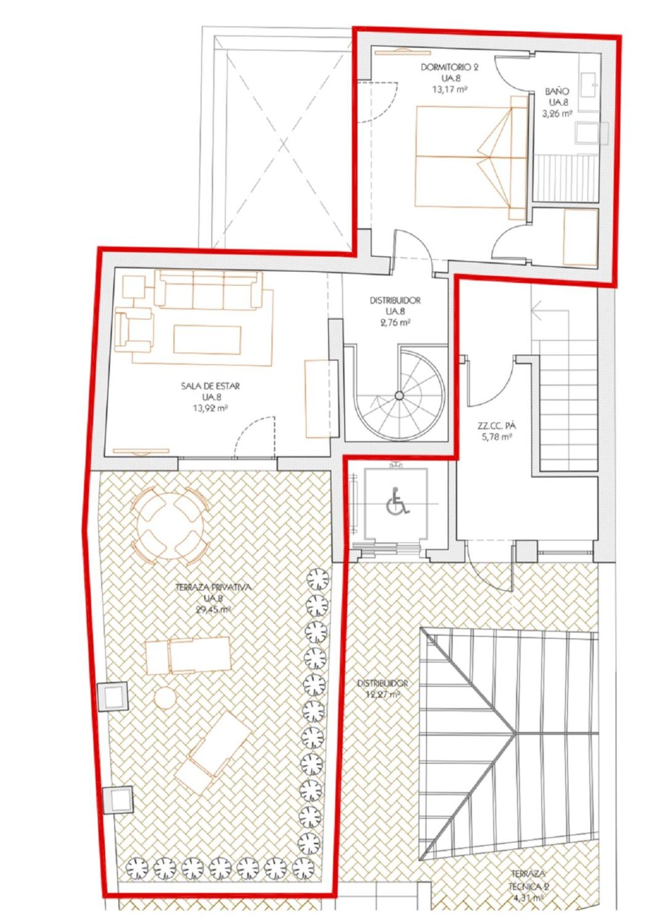 Penthouse Apartment with Terrace - Photo 17