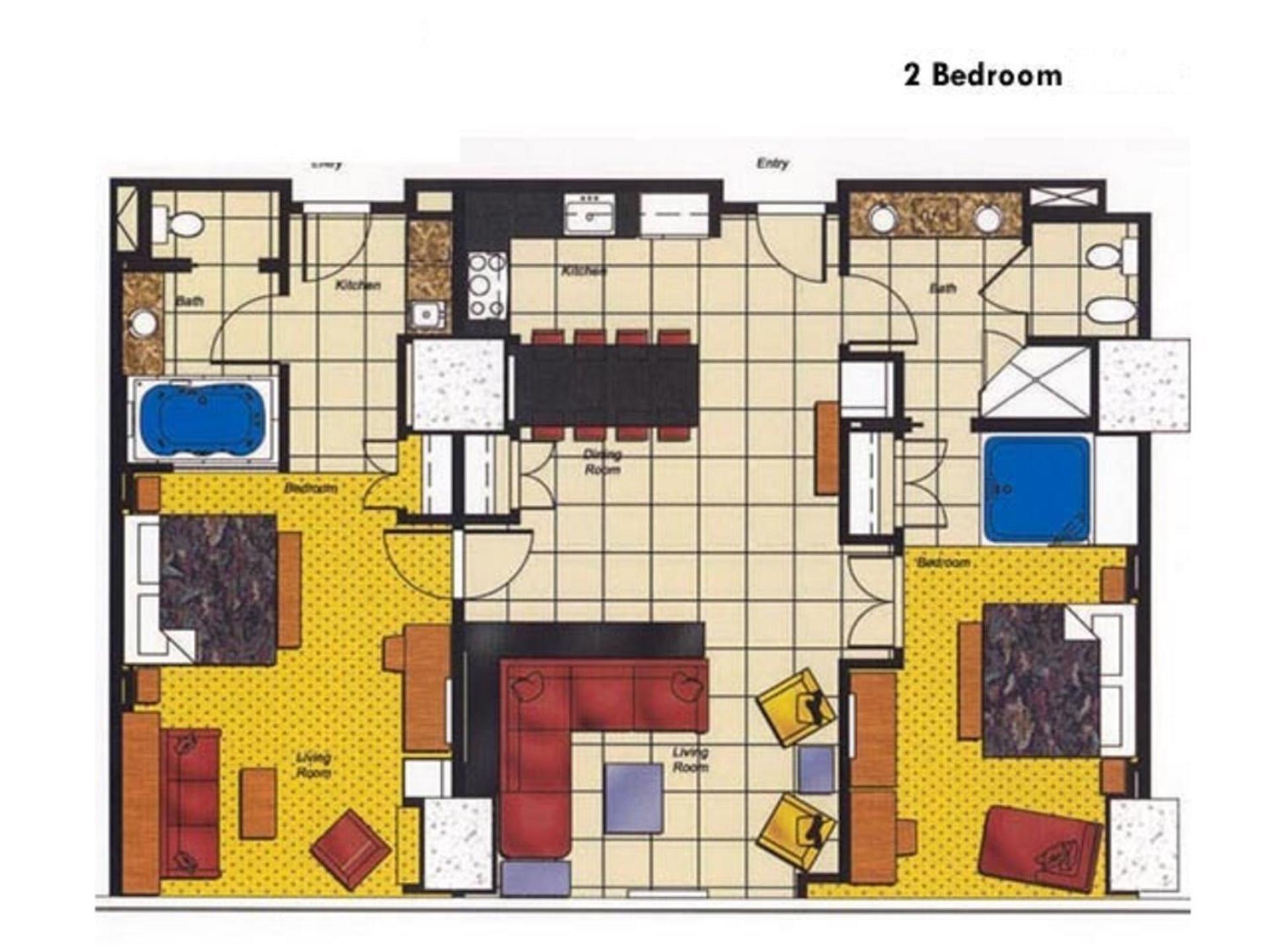 Two-Bedroom Suite with Kitchen