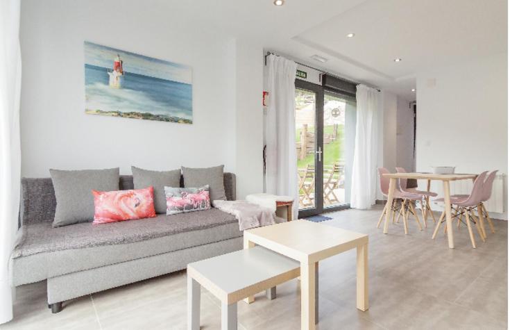 Apartamento con vista al jardín