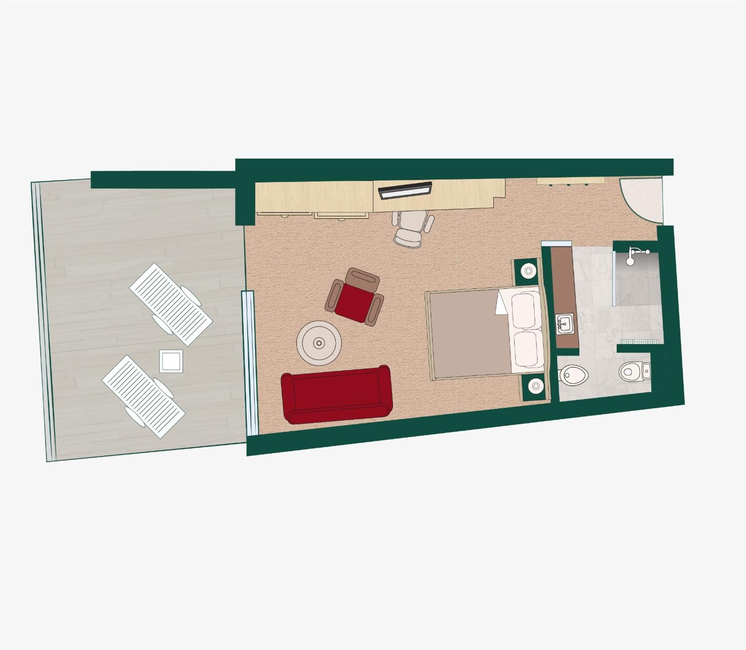 Superior Double Room with Balcony or Terrace - Photo 6