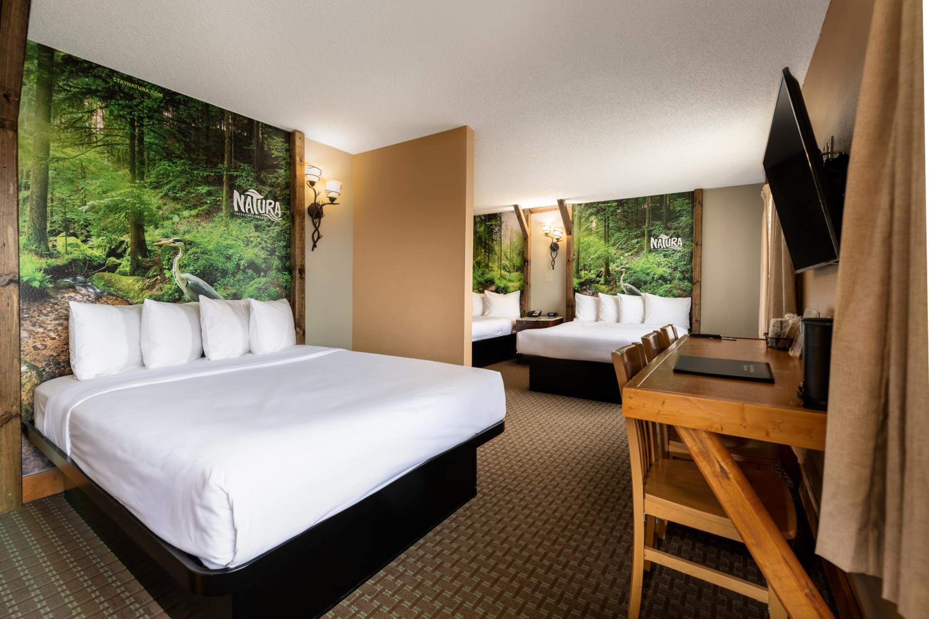 Queen Room with Three Queen Beds and Bunk Beds