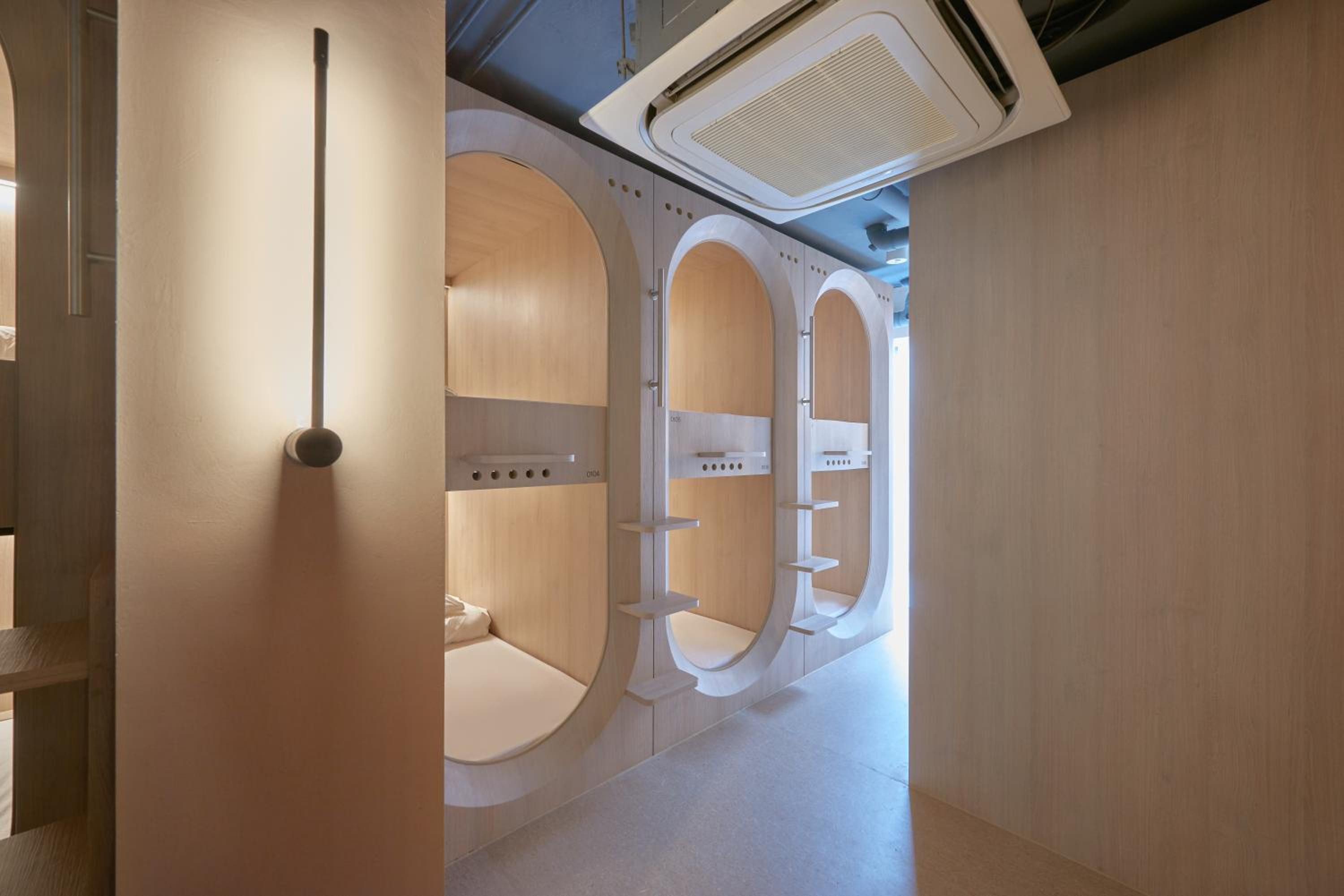 Single Capsule in a 12-Capsule Female-Only Room (Ground Floor)