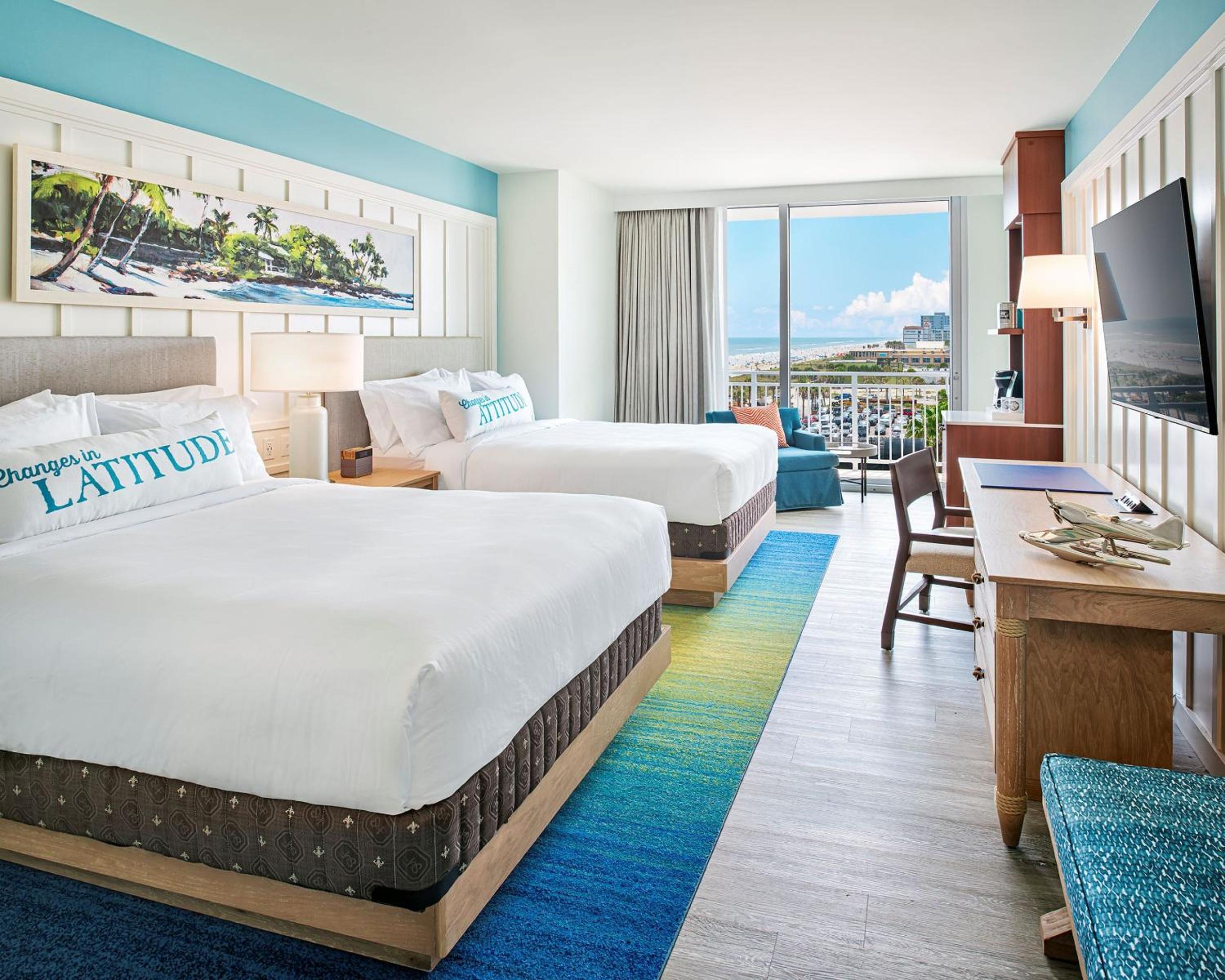 Deluxe 2 Queen Room with Partial Ocean View - Photo 1