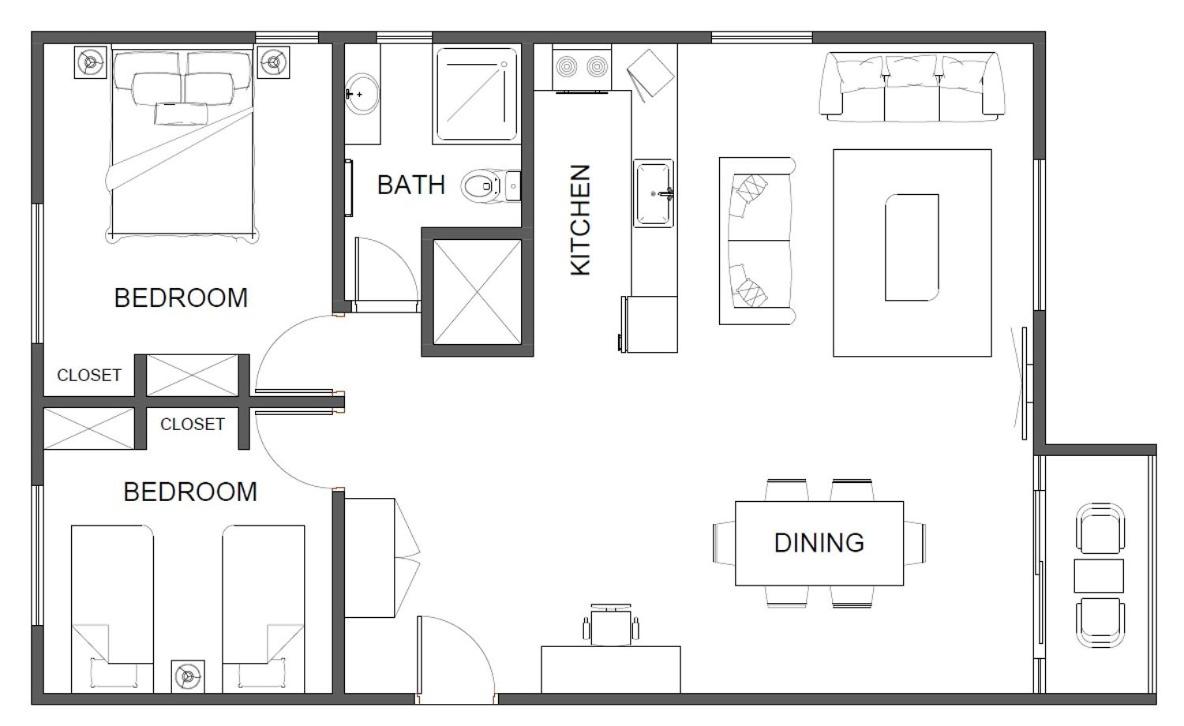 Two-Bedroom Water View Easy Access Apartment photo 2