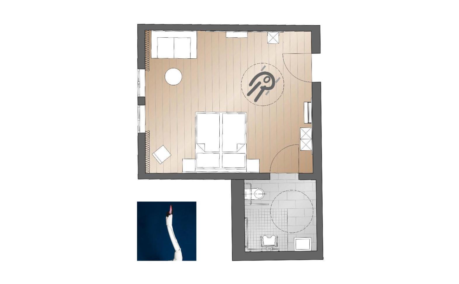 King Room with Roll-In Shower - Disability Access photo 3