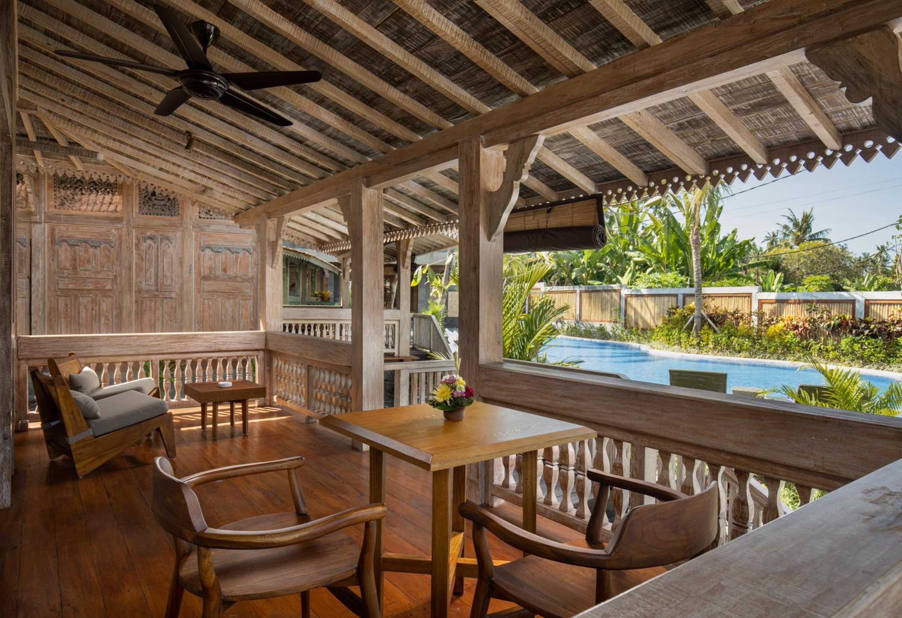 Joglo - One-Bedroom Villa with Pool View (Double Bed) - Photo 3