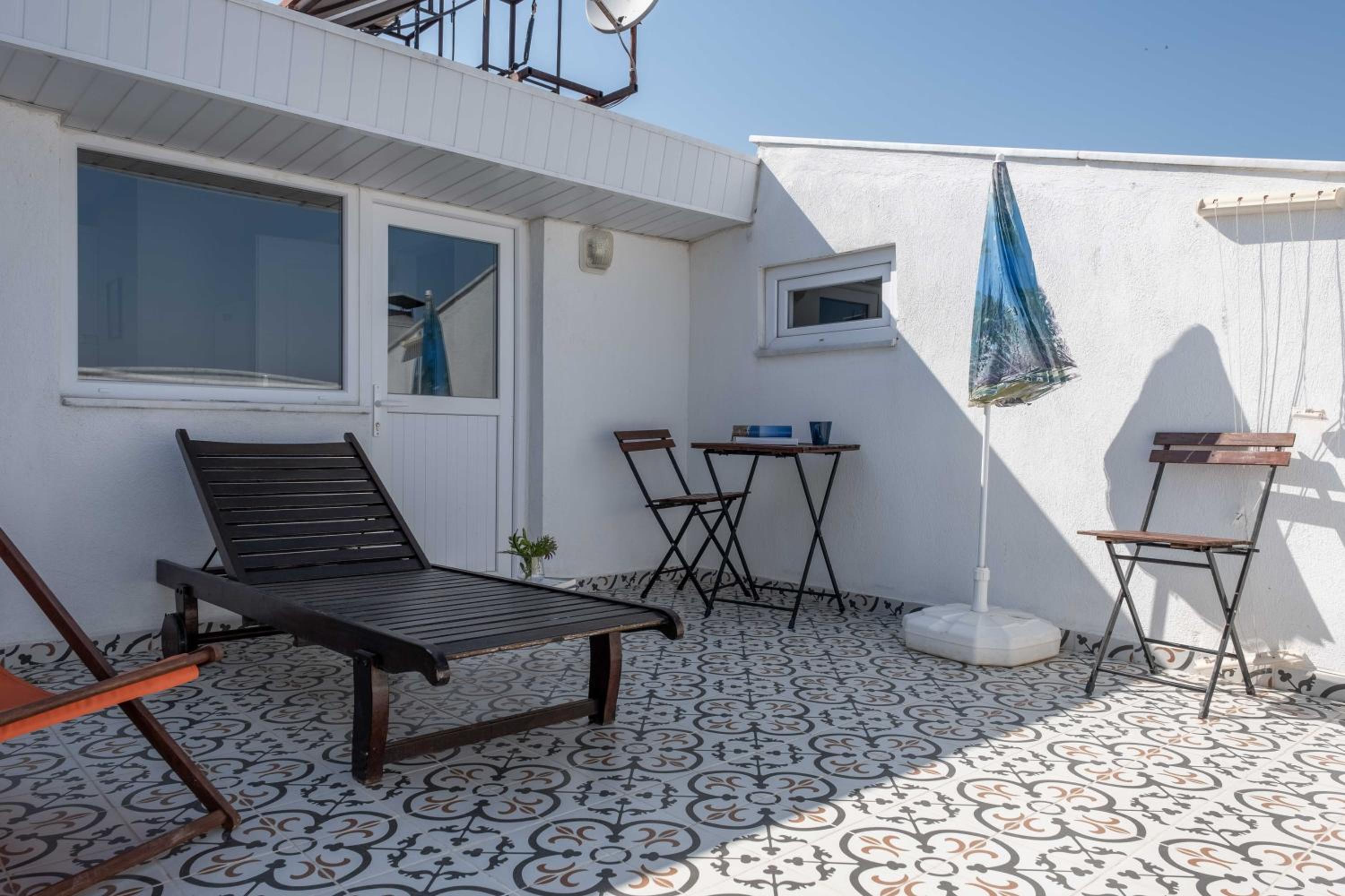 Three-Bedroom Apartment with Pool View