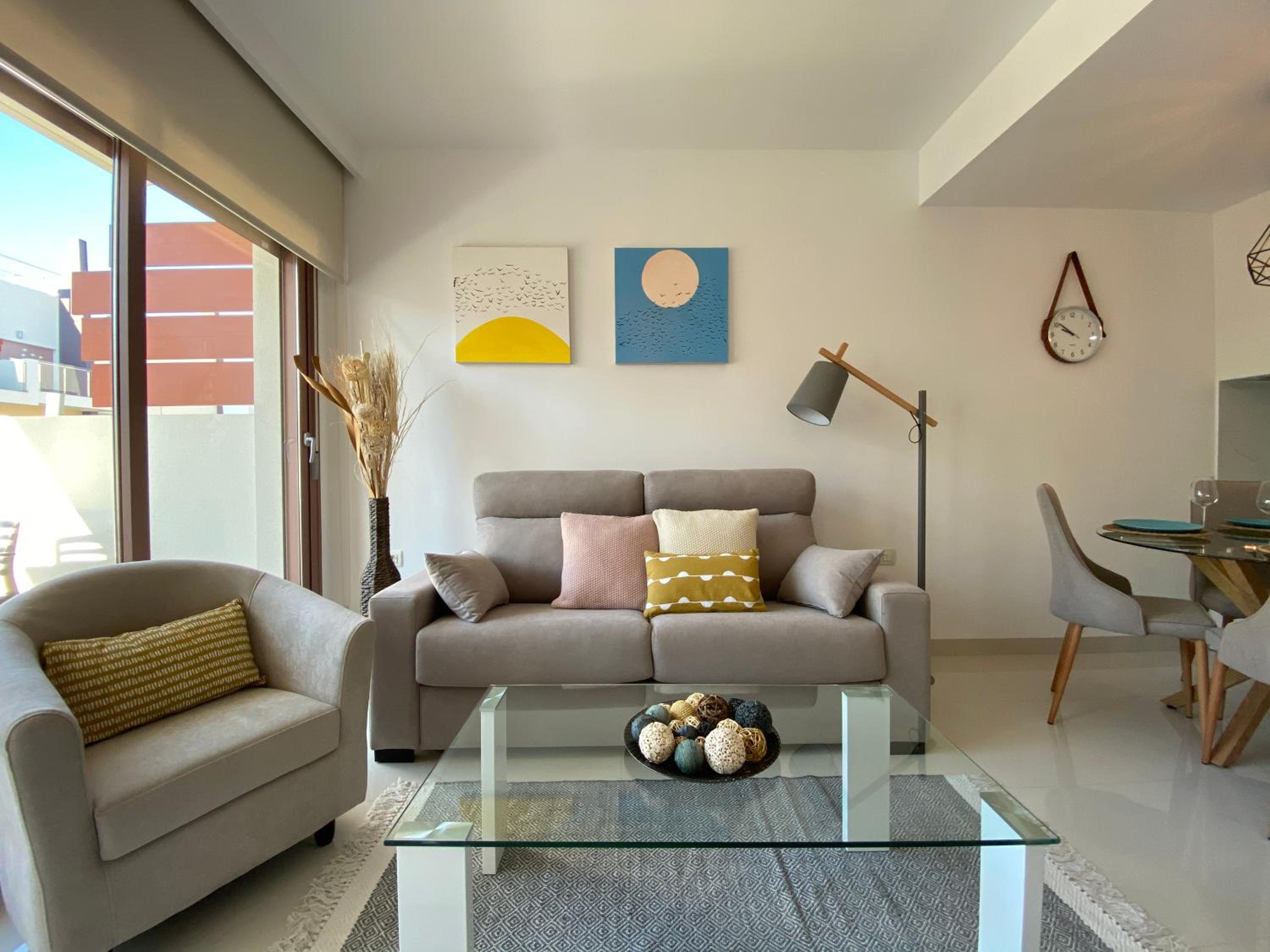 Apartamento con vista a la piscina