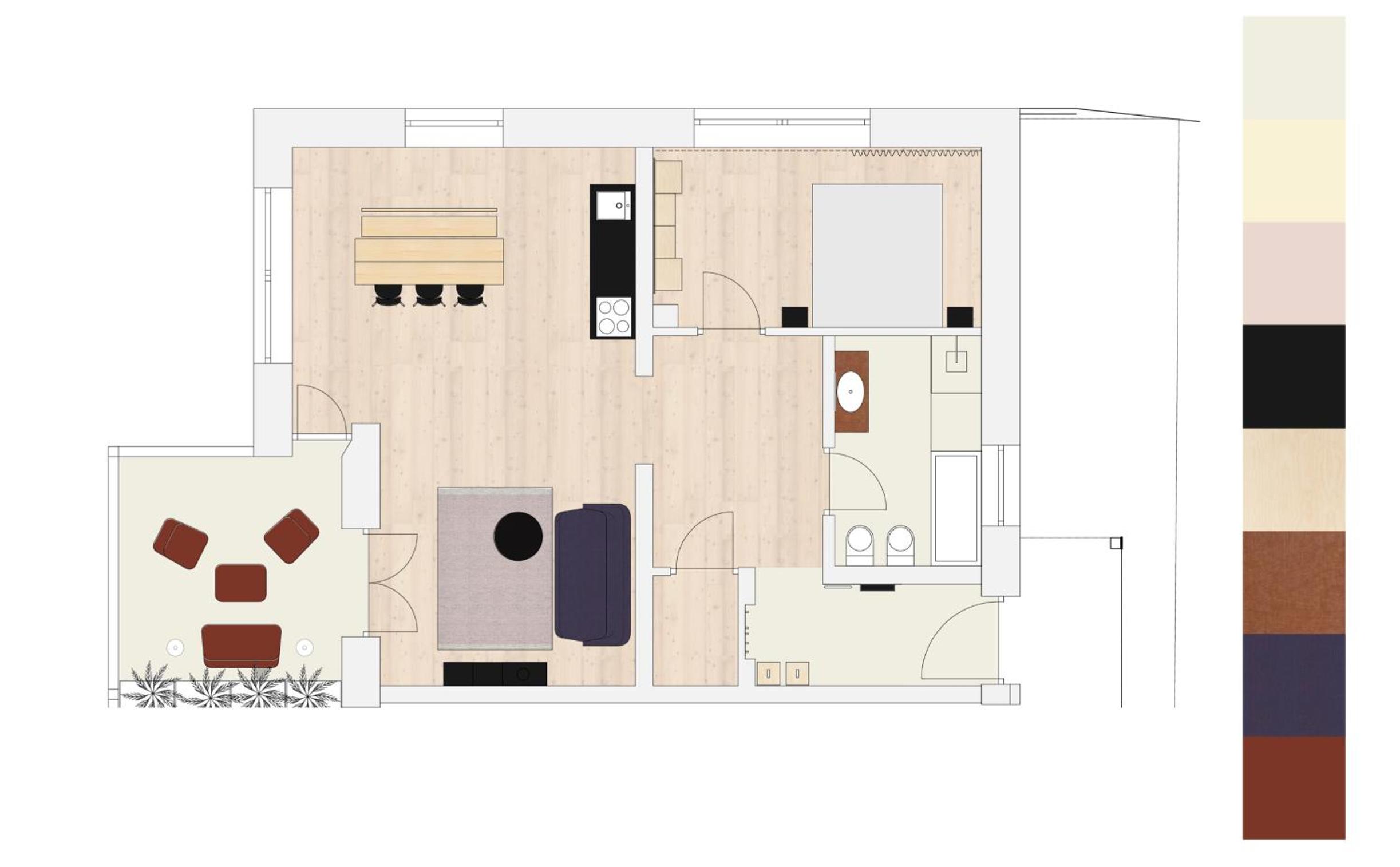 One-Bedroom Apartment photo 3
