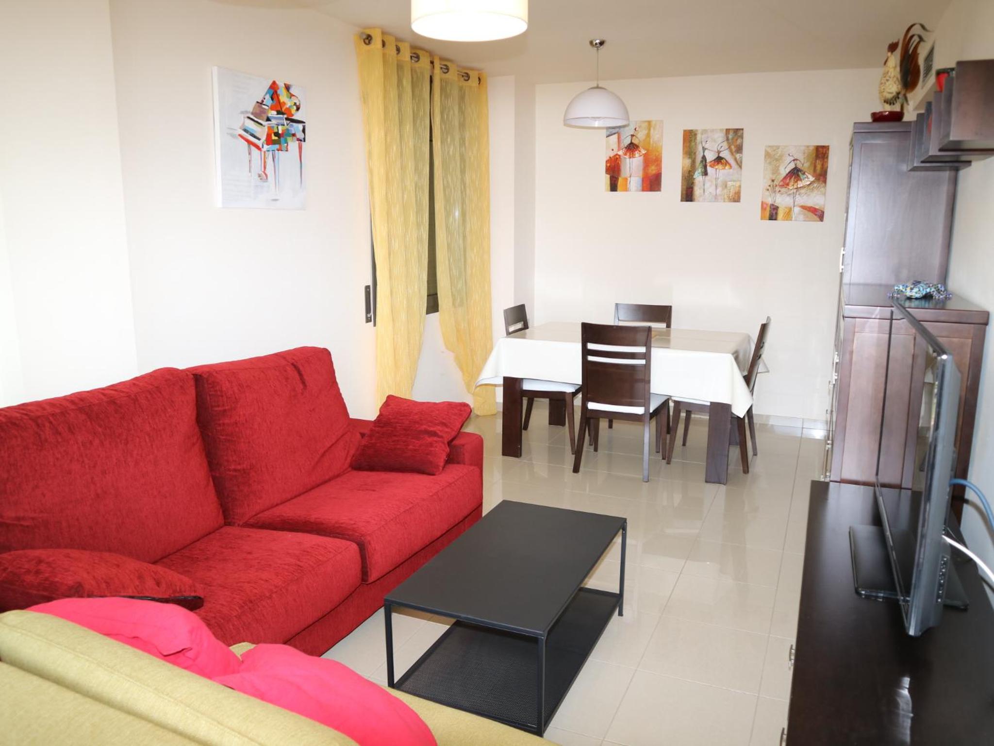 Apartamento con vista a la piscina